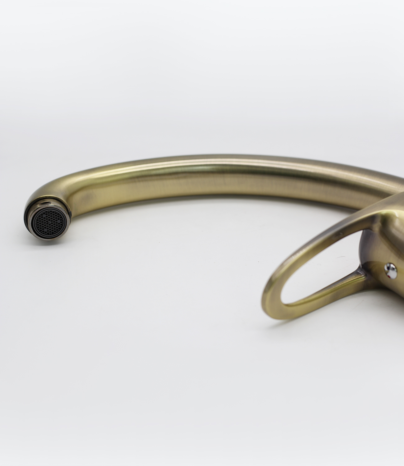 10021-D Смеситель (БРОНЗА) для кухни "GANZER