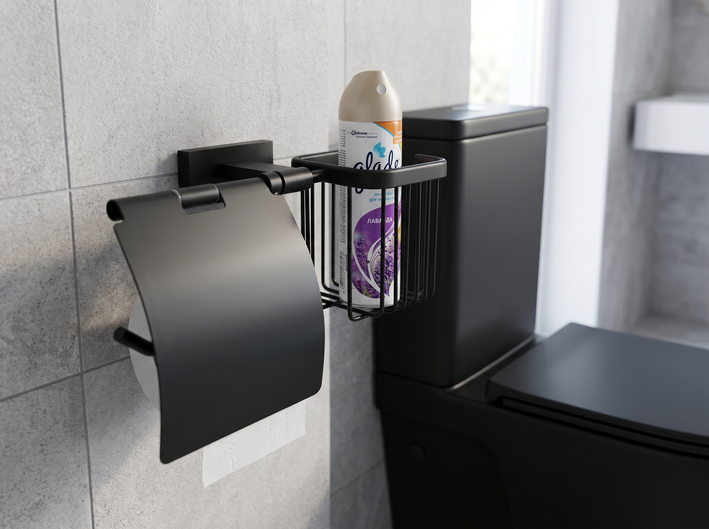 88031L-C Б/держатель+осв. левый (ЧЕРНЫЙ) GANZER (10/1шт)