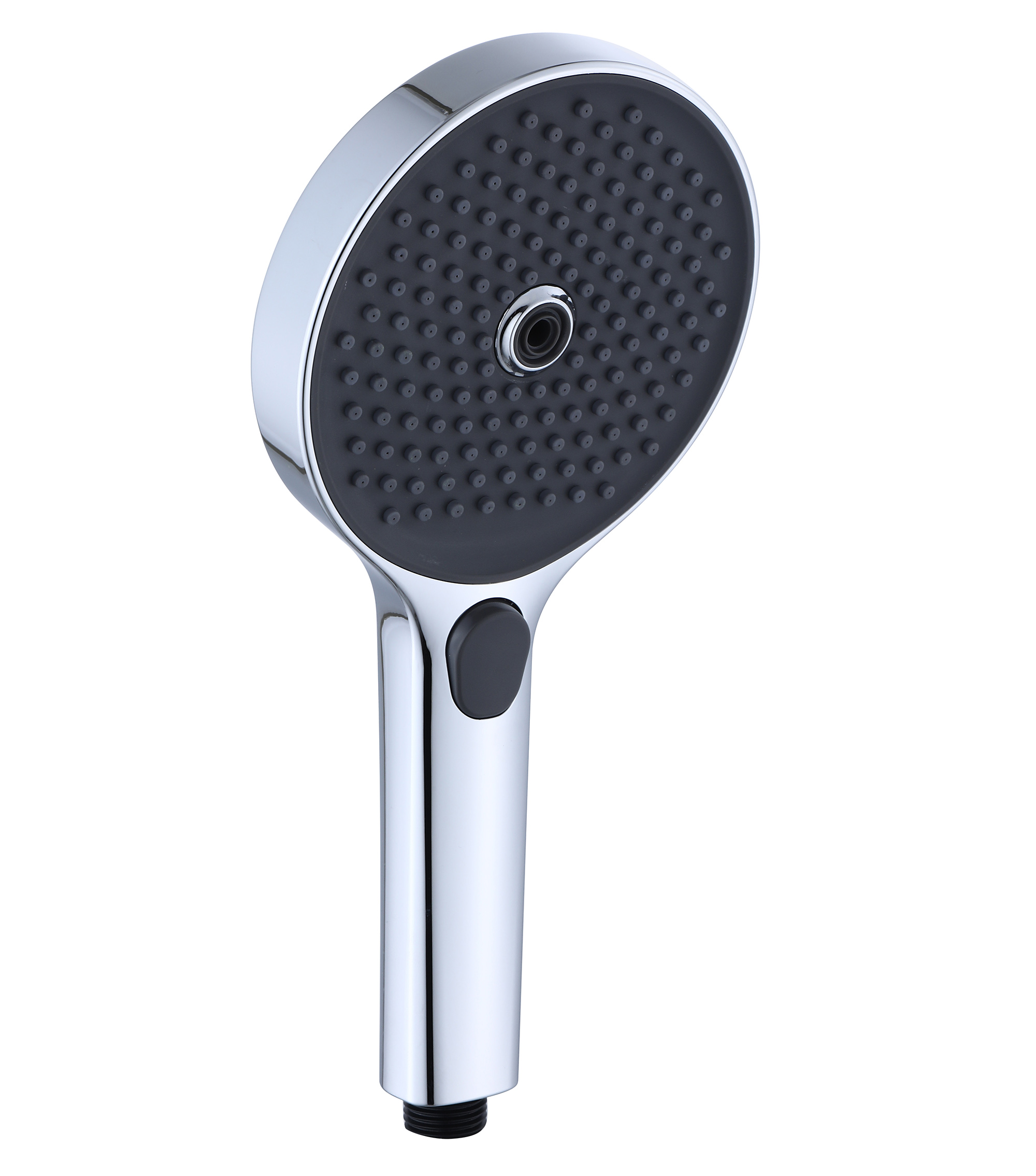 3023 Лейка для душа хром 13*26см (3-функций, кнопка) HANSEN (50/1шт)