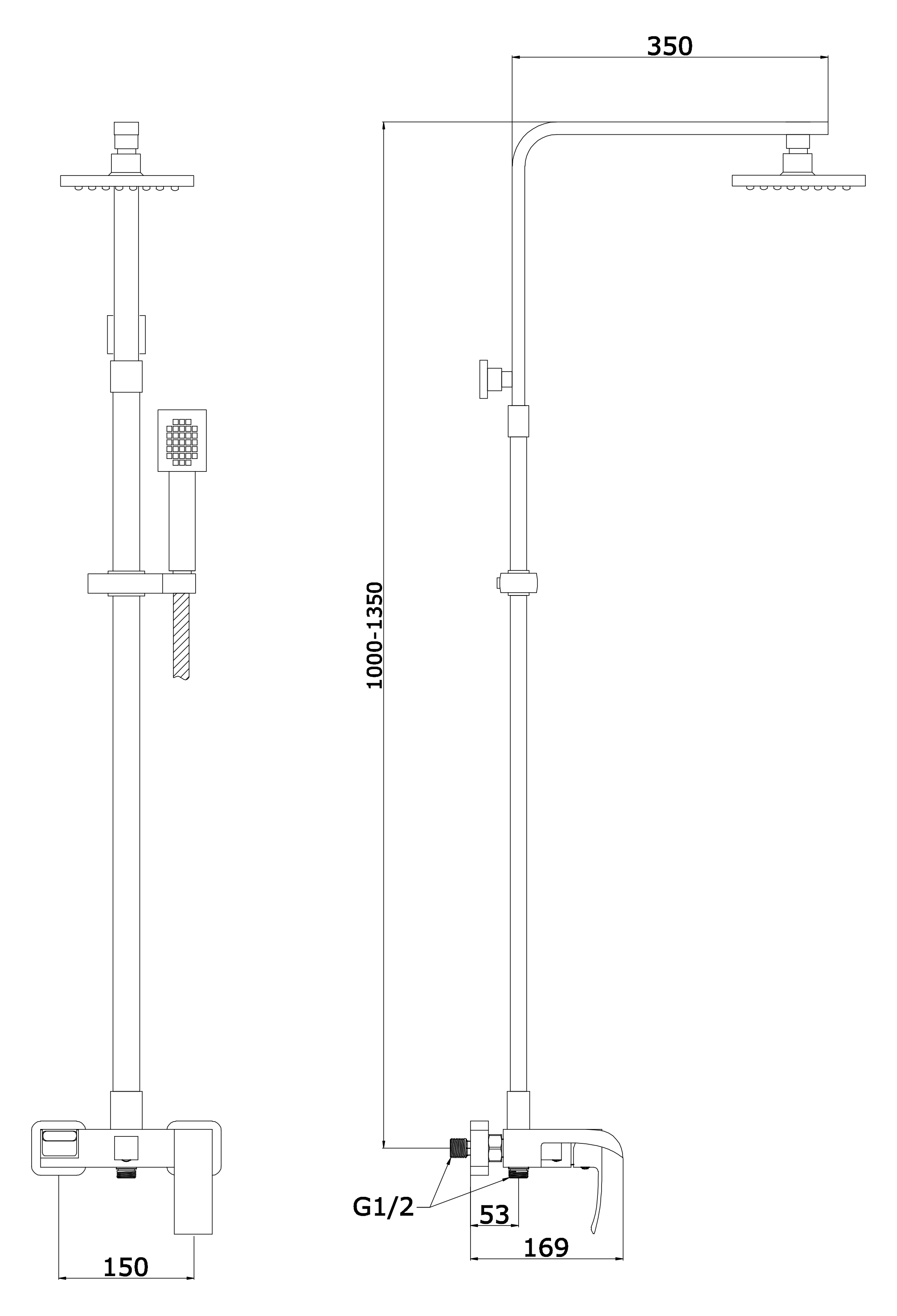 44063 Смеситель "GANZER" Л/К