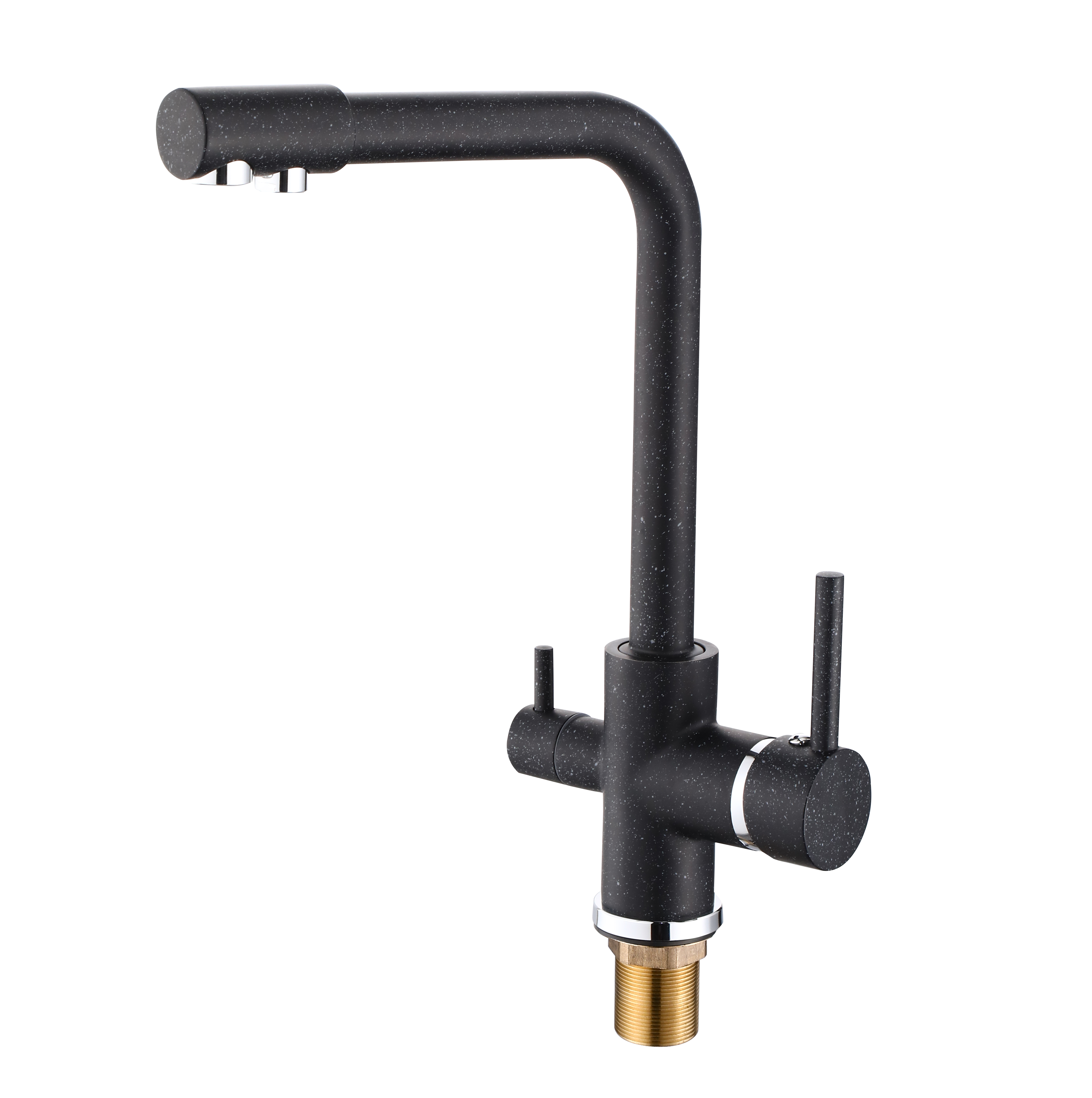 15081-C Смеситель  под. фильт (ЧЕРНЫЙ) HANSEN  (10/1шт)