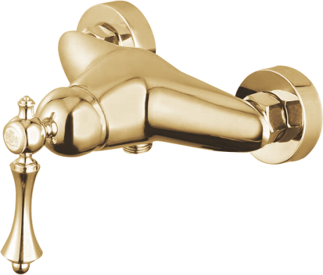 77052-E Смеситель однорычажный для душа (ЗОЛОТО)