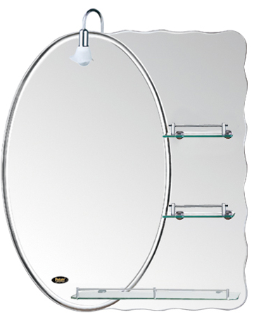 705 Зеркало с полкой 700*500 POTATO (8/1шт)  Л/К