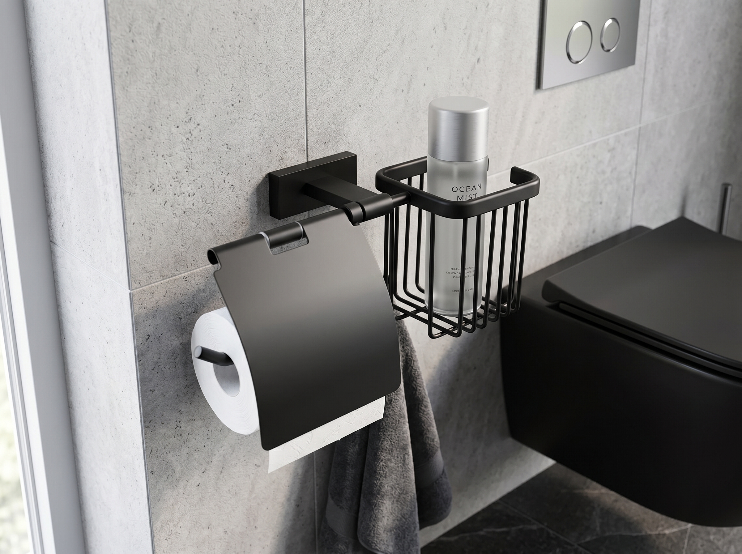 88031L-C Б/держатель+осв. левый (ЧЕРНЫЙ) GANZER (10/1шт)