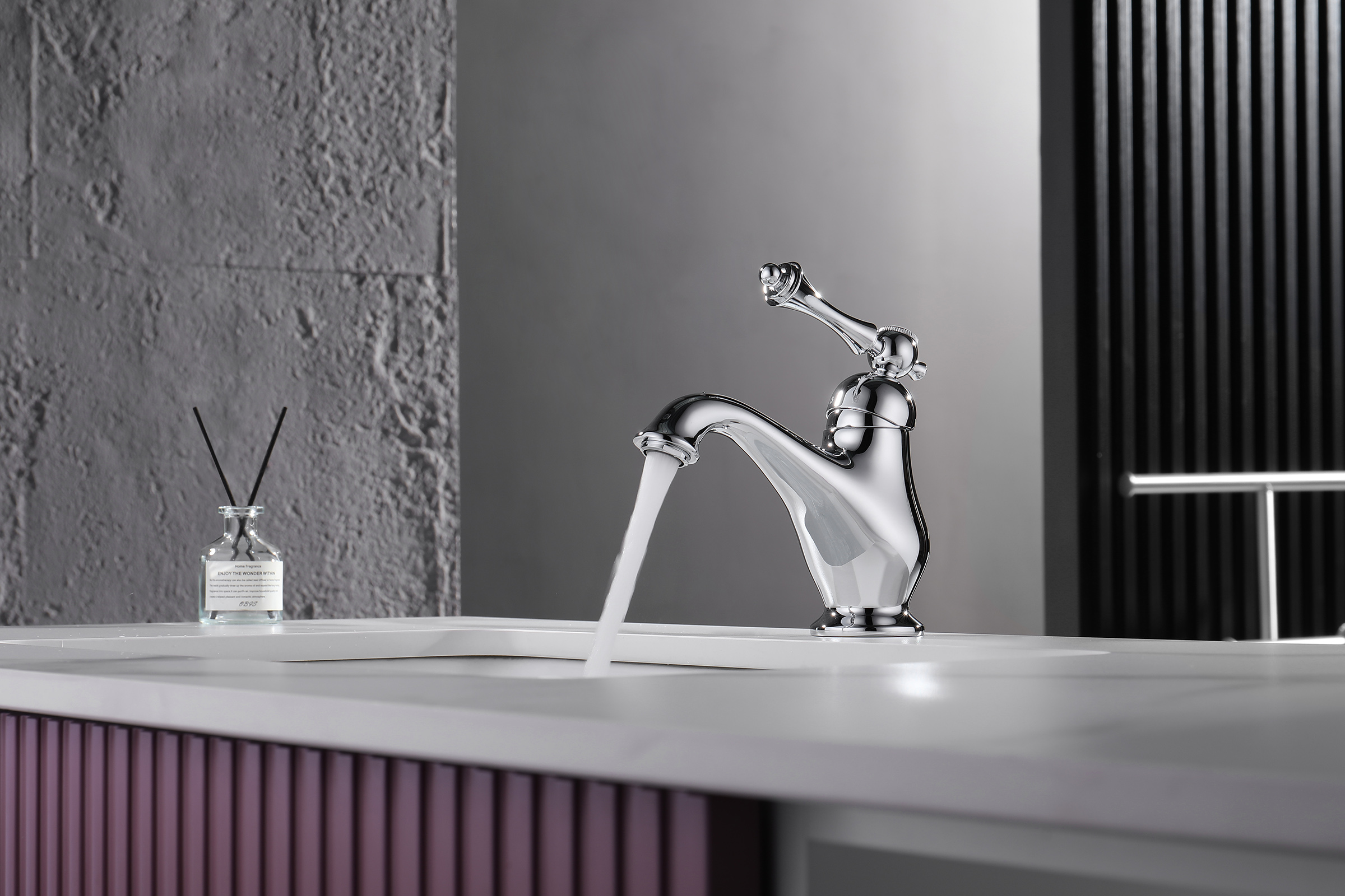 77111 Смеситель для умывальника (ХРОМ)  GANZER  (10/1шт)