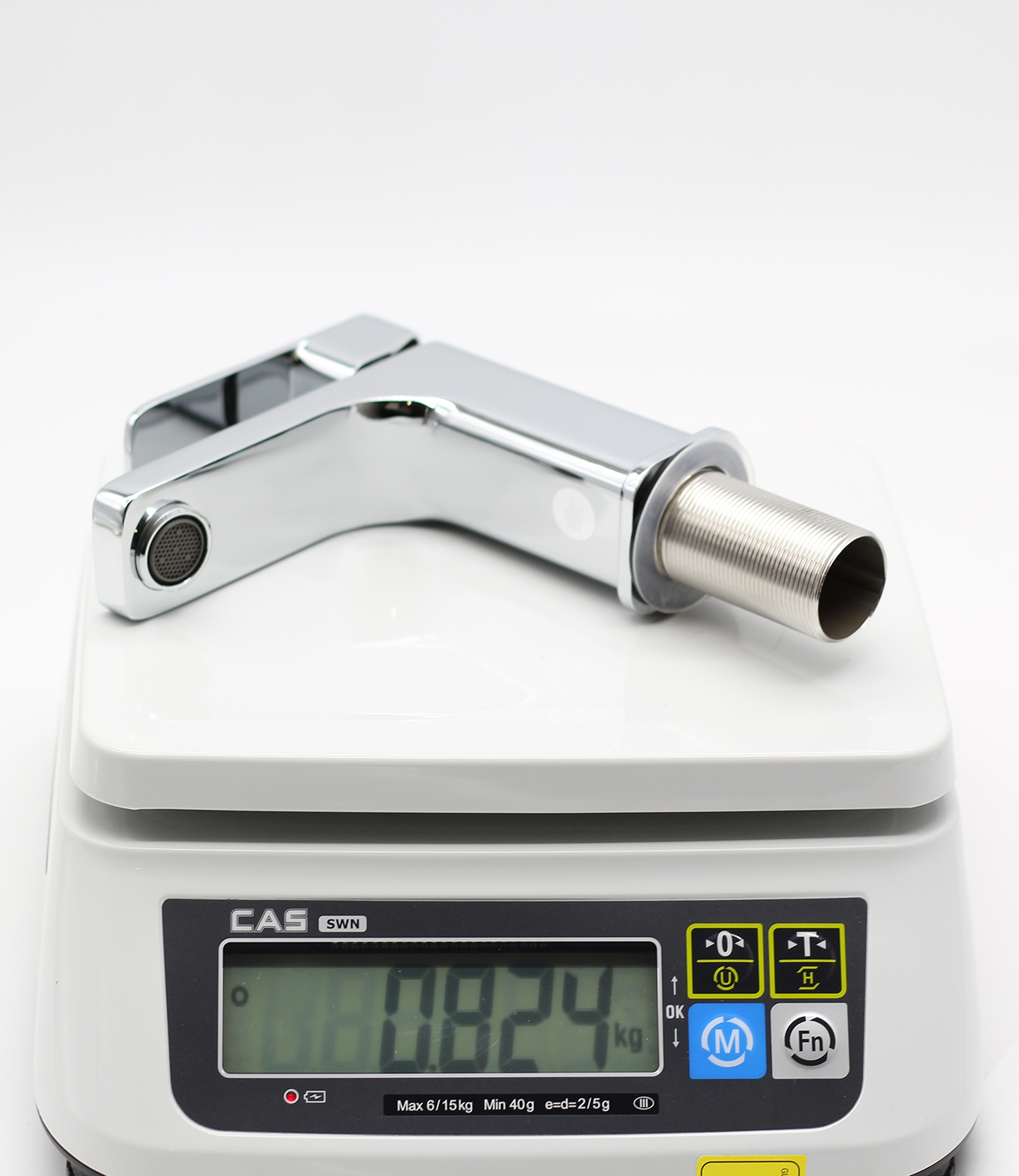 12115 Смеситель для умывальника (ХРОМ)  GANZER (10/1шт)