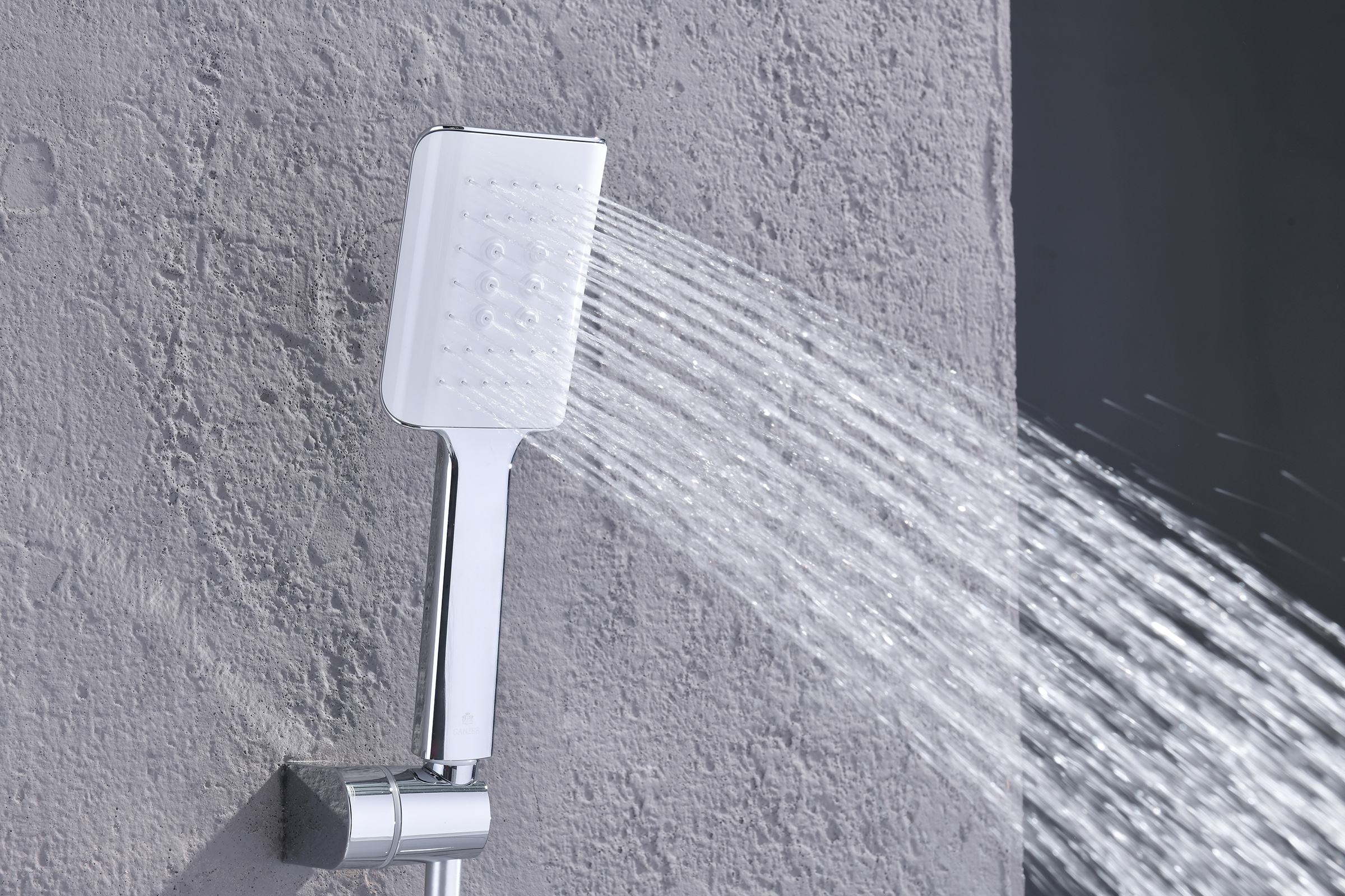 02165 Смеситель встраиваемый для душа с 3-функ. (ХРОМ) GANZER (6/1шт)