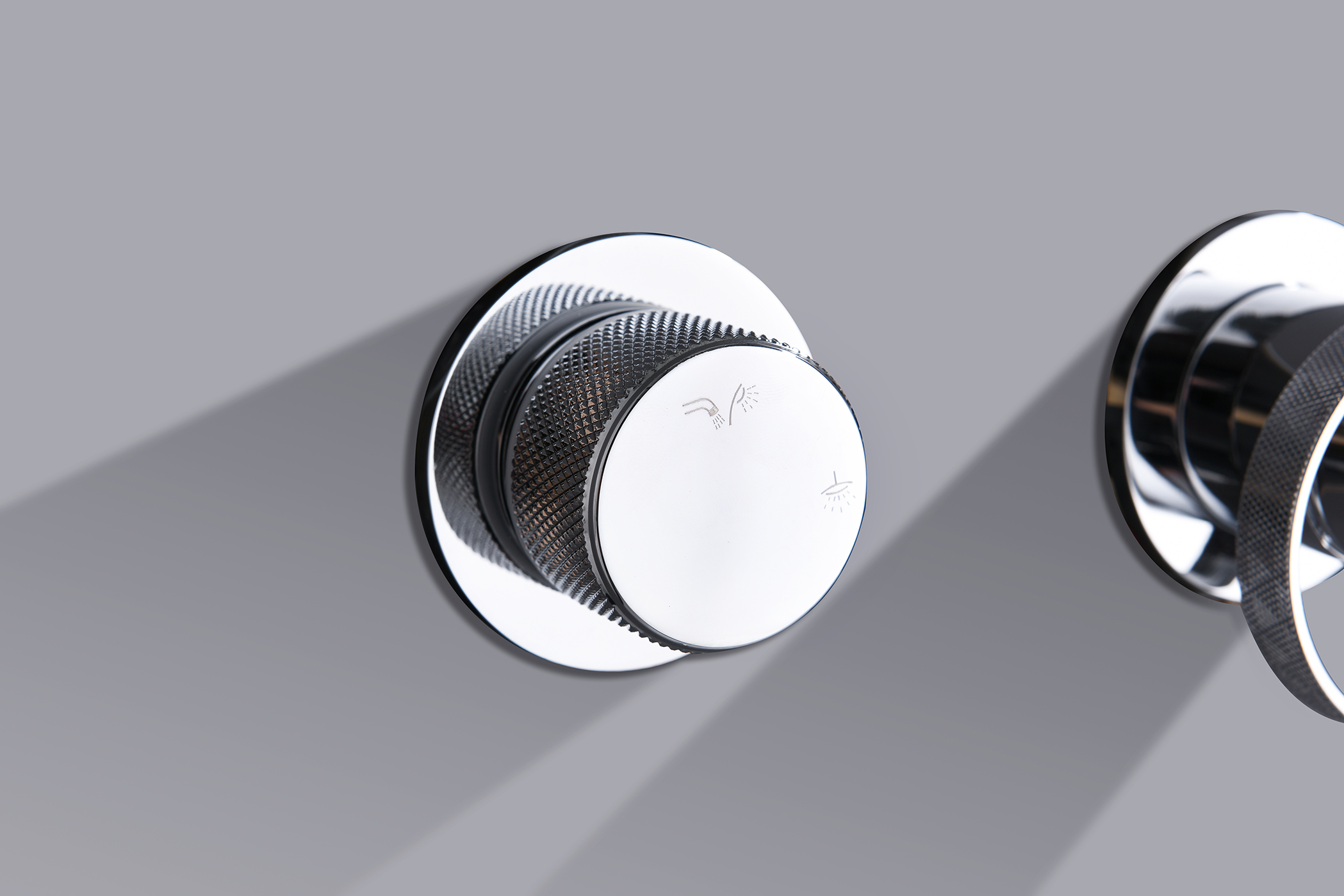 19165 Смеситель встраиваемый для душа с 3-функ. (ХРОМ) GANZER (6/1шт)