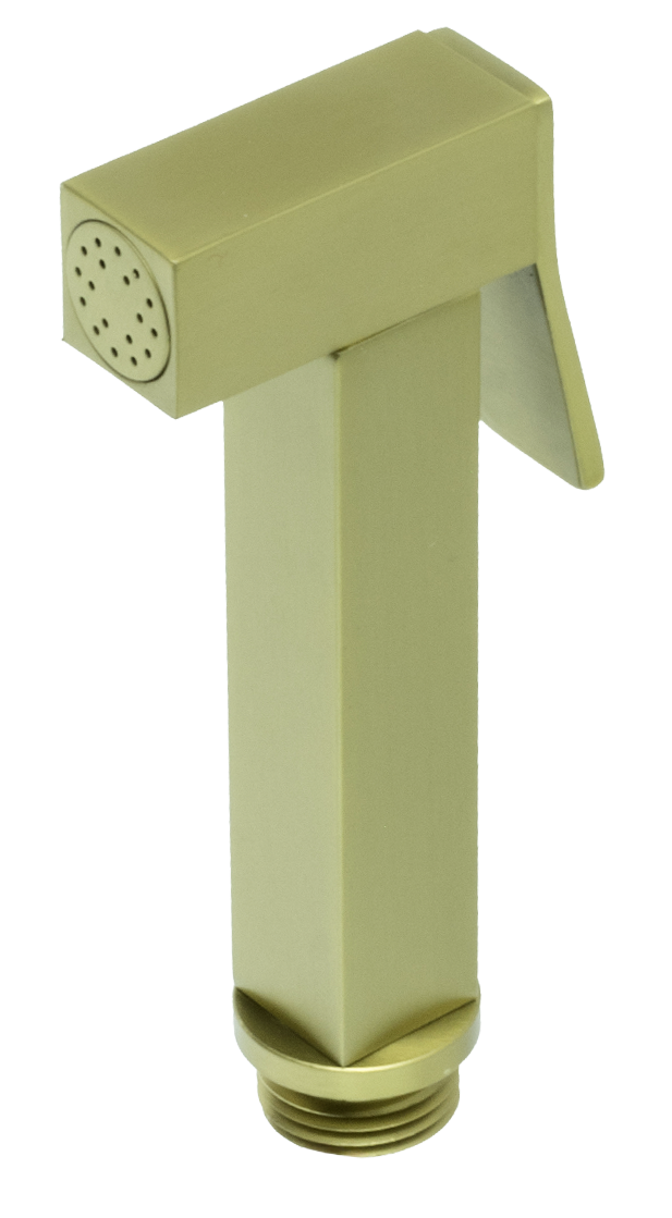 2040-S Лейка металл. для биде КВАДРАТ (МАТ. ЗОЛОТО) GANZER (100/1шт)