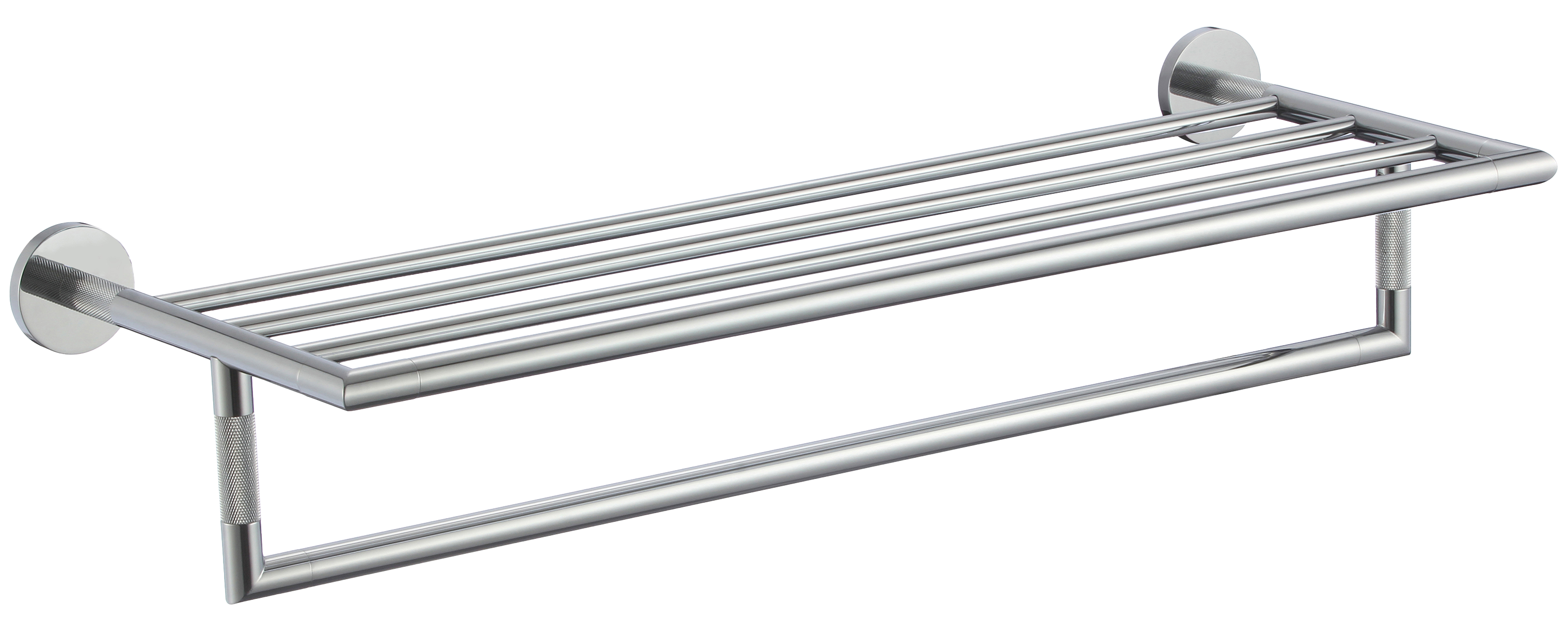 19577 Полка для полотенец (ХРОМ)  GANZER (10/1шт)