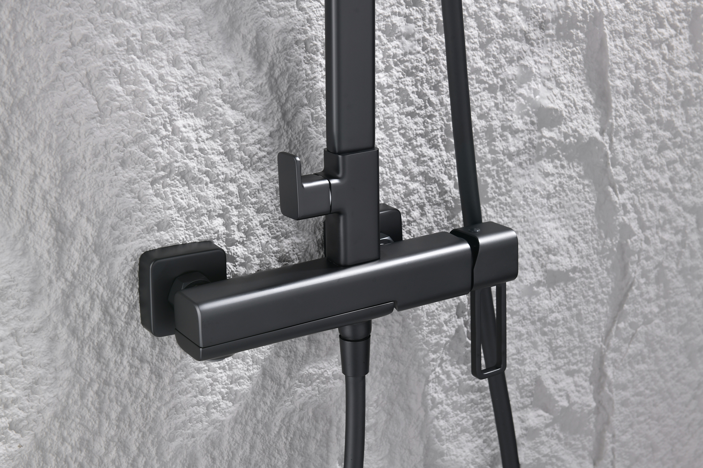 12163-C Душевая система (ЧЕРНЫЙ) GANZER (5/1шт)