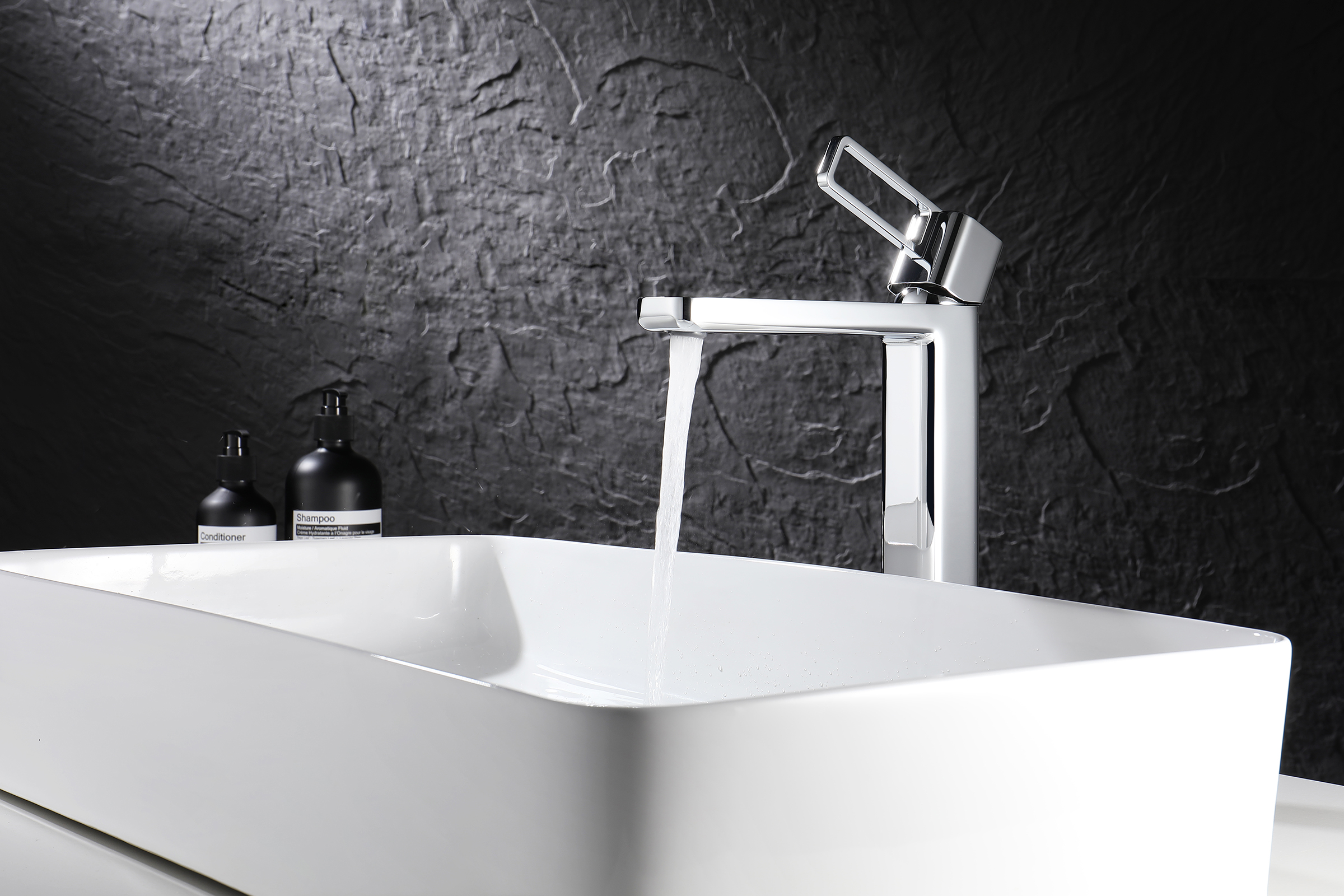 12112 Смеситель од. для раковины-чаши (ХРОМ) GANZER (10/1шт)