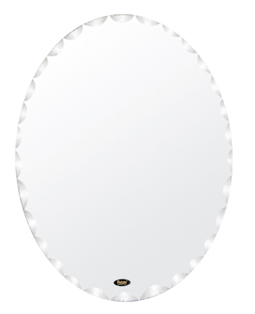 711 Зеркало без полки 600*450 (ОВАЛ) РОТАТО  (15/1шт)  Л/К