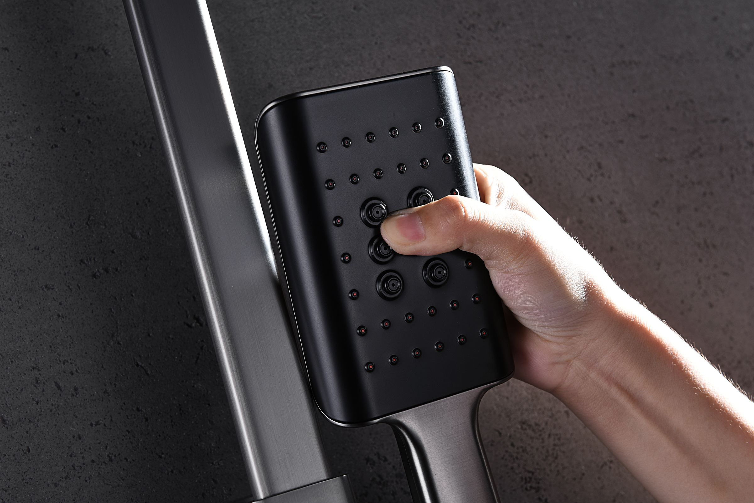 02162-Q Душевая система (ГРАФИТ) GANZER (5/1шт)