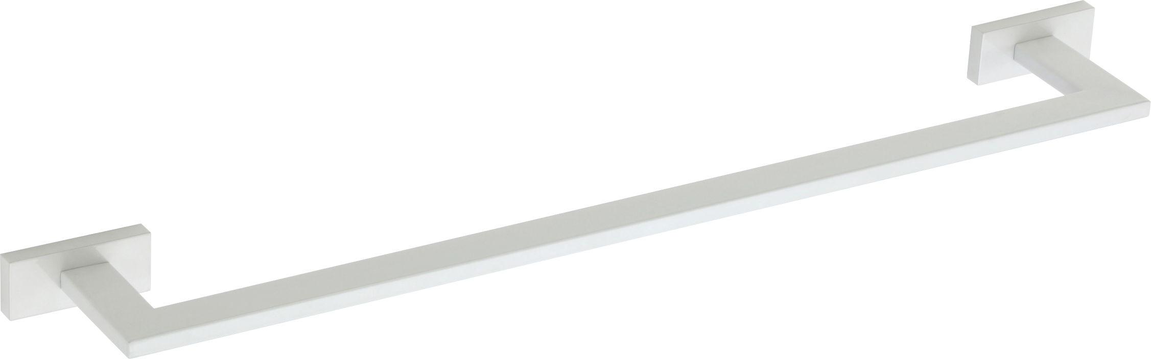 88070-F Держатель для полотенца 55 см. (БЕЛЫЙ) GANZER (20/1шт)