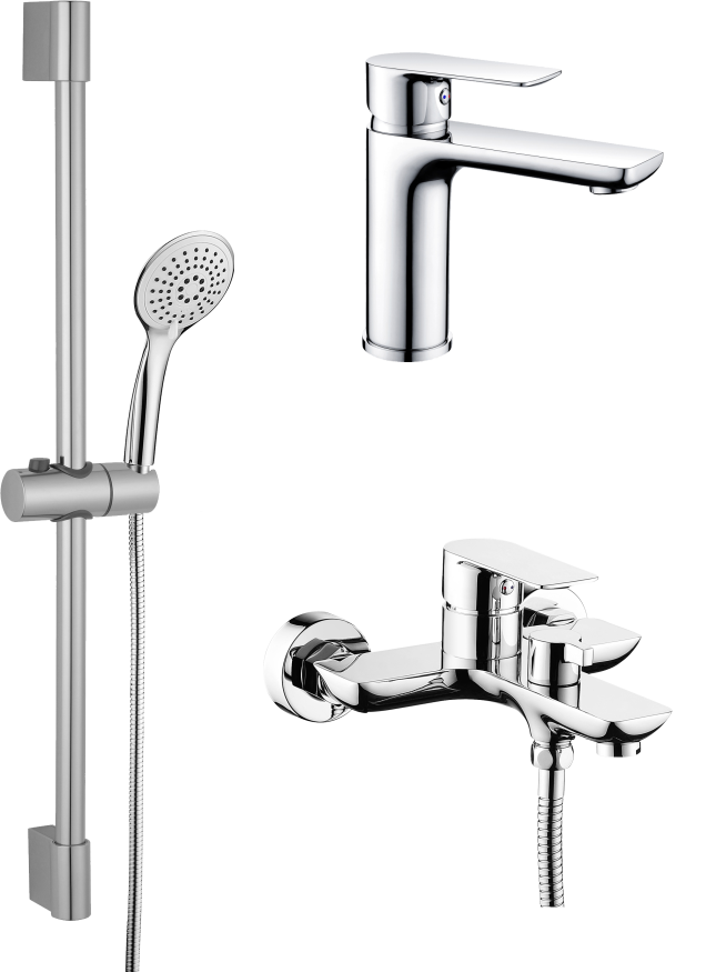 21037 Душевой комплект (3 в 1) "GANZER"  (5/1шт) Л/К