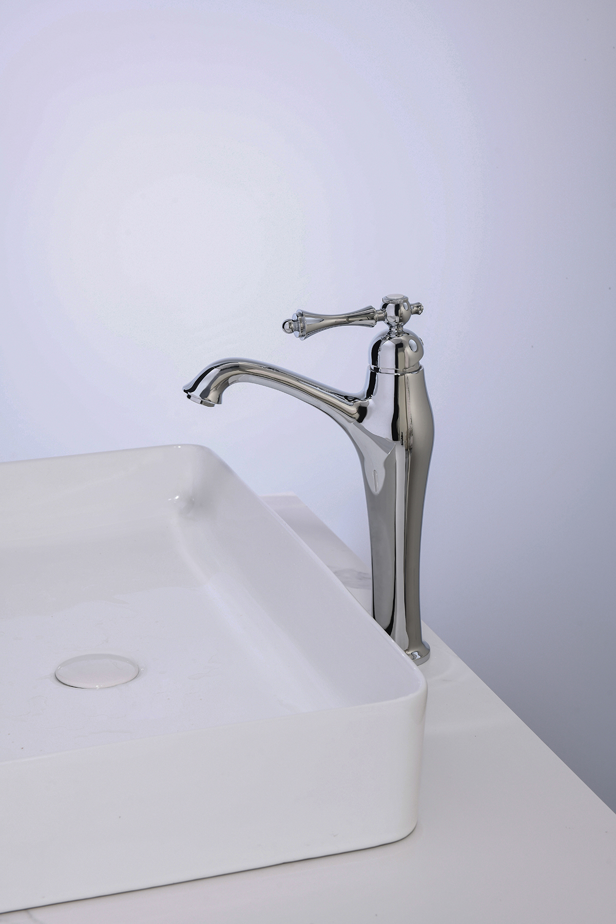 77013 Смеситель од. для раковины-чаши (ХРОМ)  GANZER  (10/1шт)