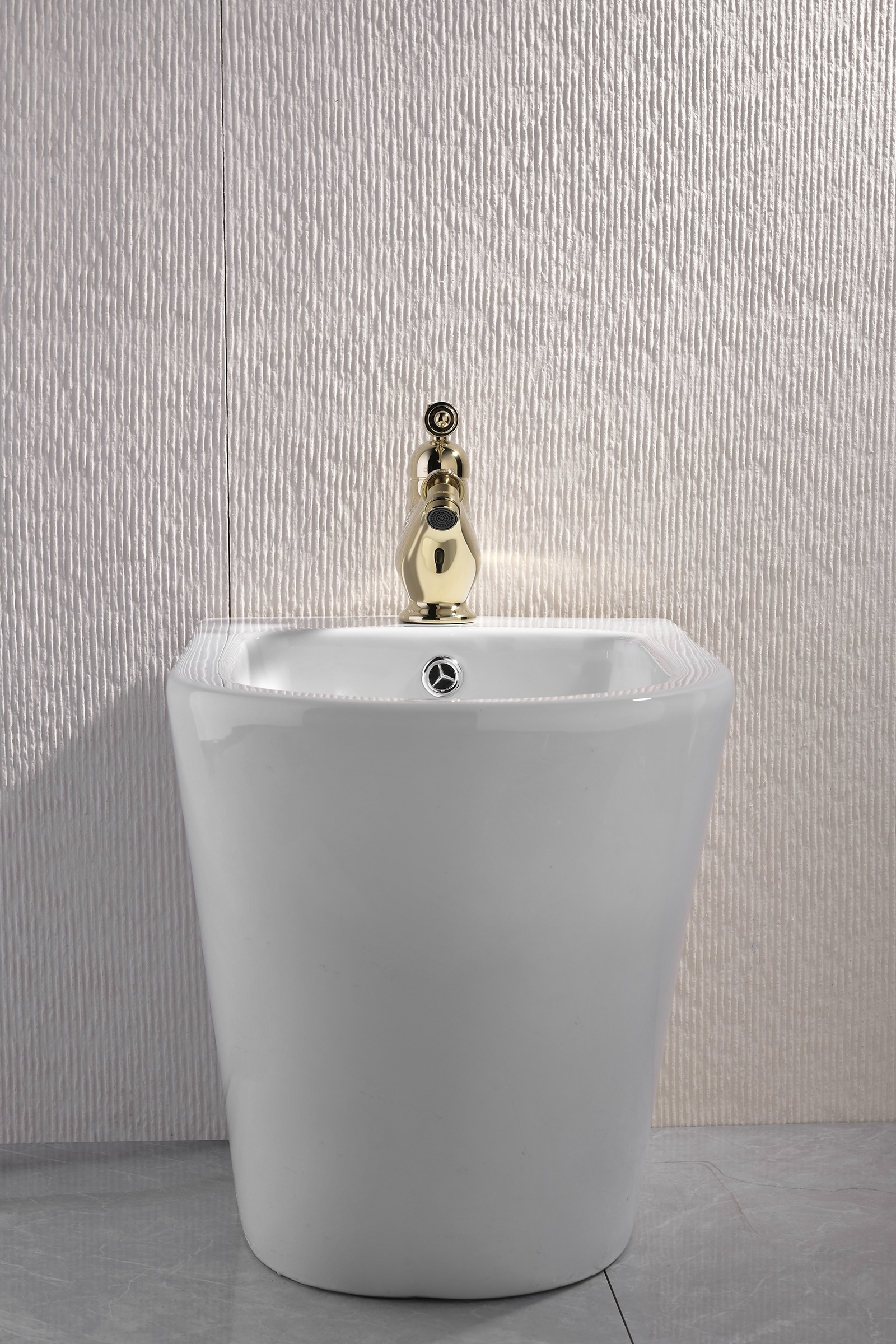 77112-E Смеситель для биде (ЗОЛОТО) "GANZER" (10/1шт)