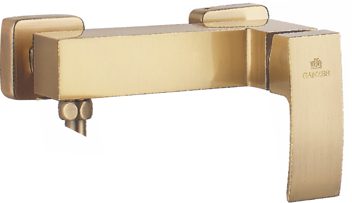 44052-D Смеситель для душа (БРОНЗА) "GANZER"  (8/1шт) Л/К