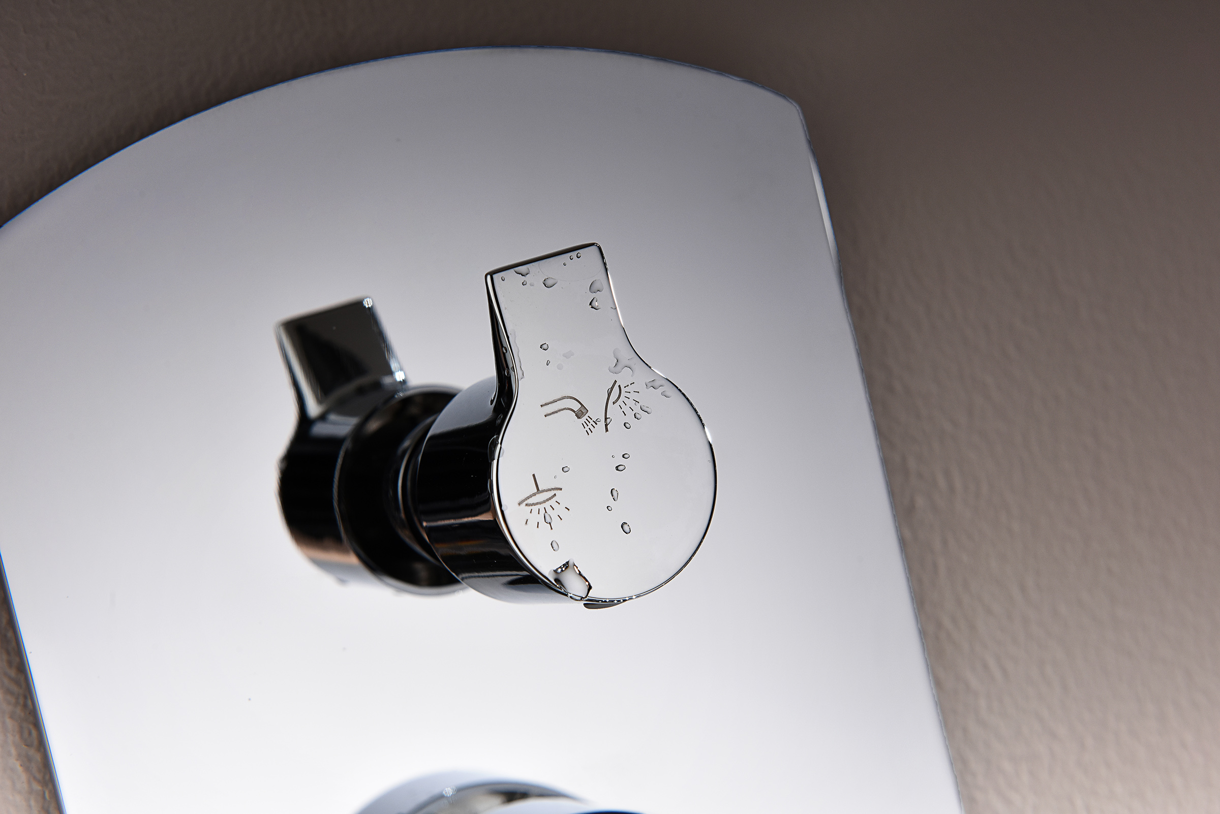 06165 Смеситель встраиваемый для душа с 3-функ. (ХРОМ) GANZER (6/1шт)