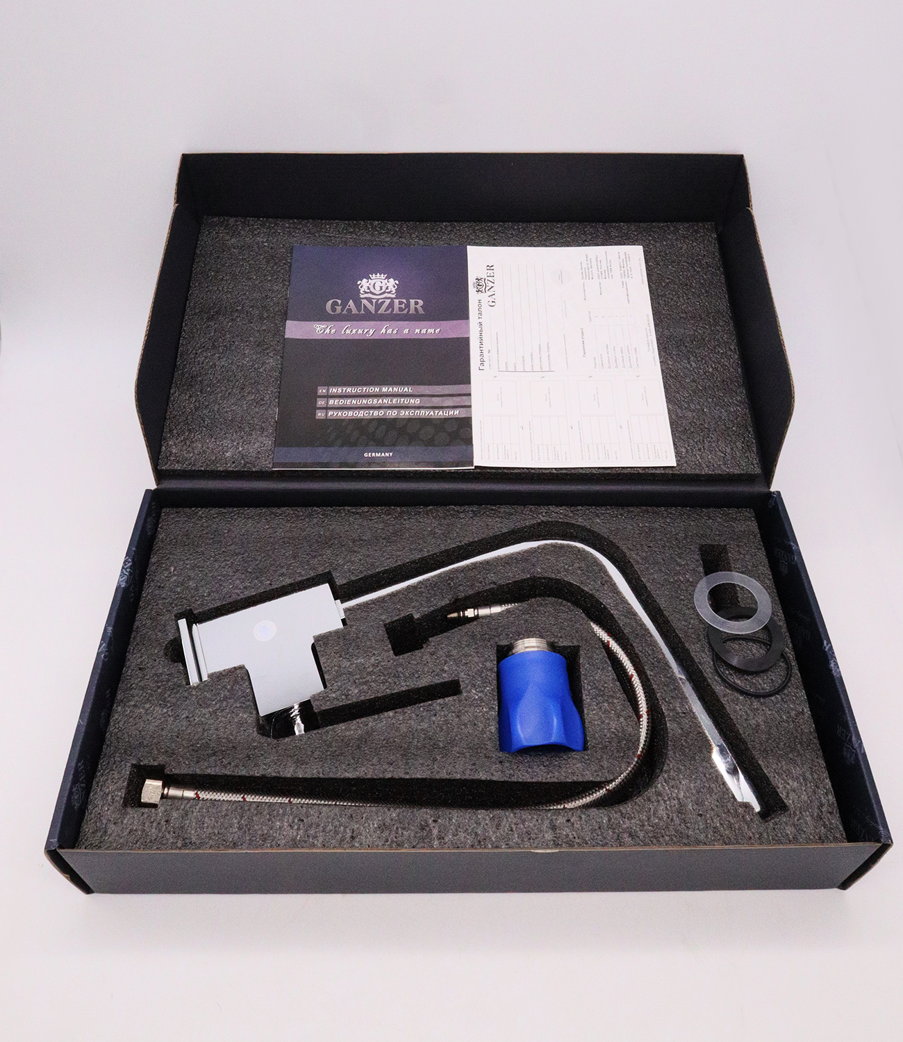 26021 Смеситель од.-ый для кухни "GANZER" (10/1шт)