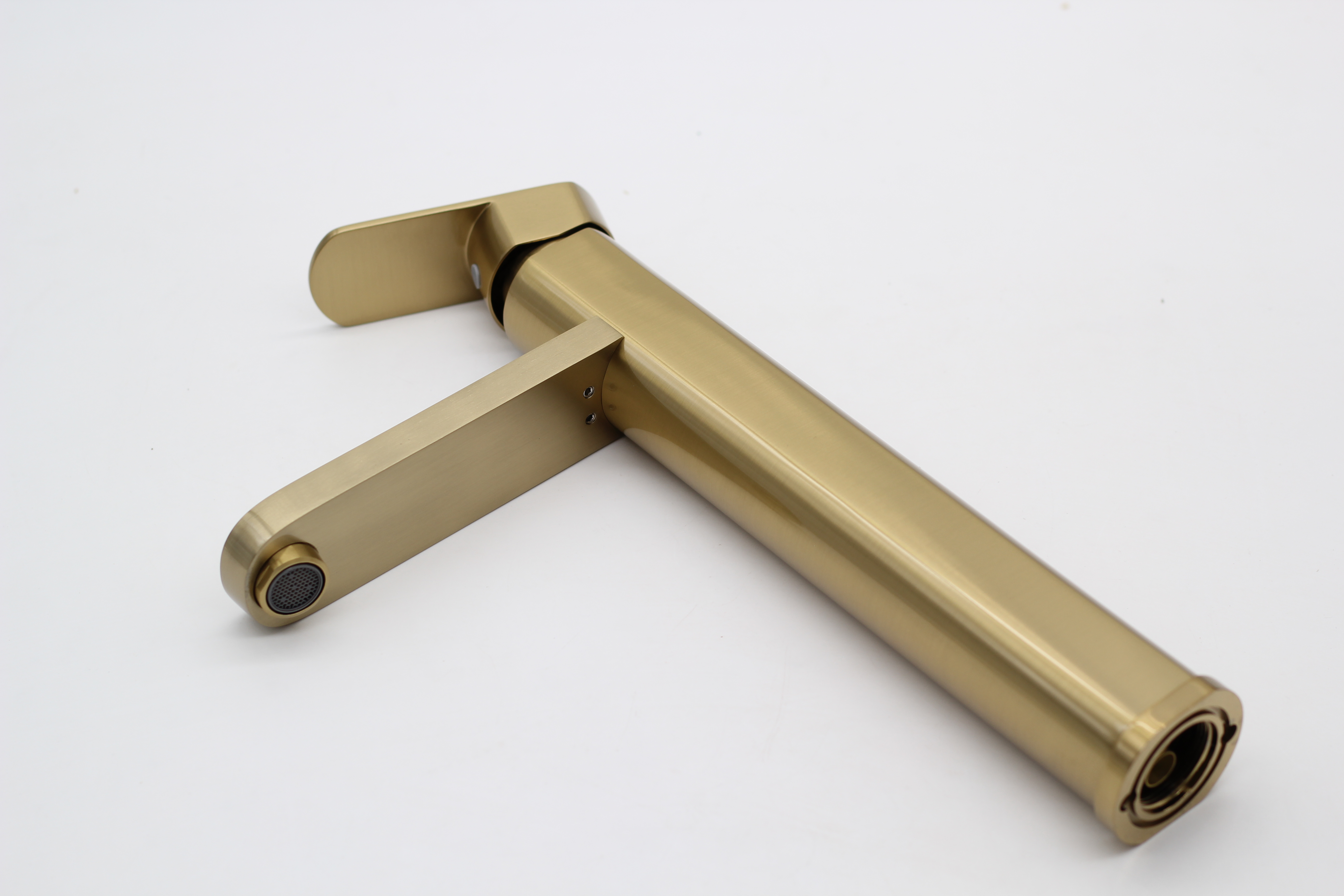 06012-D Смеситель для умыв (ВЫСОКИЙ БРОНЗА) "GANZER" (8/1шт) Л/К 