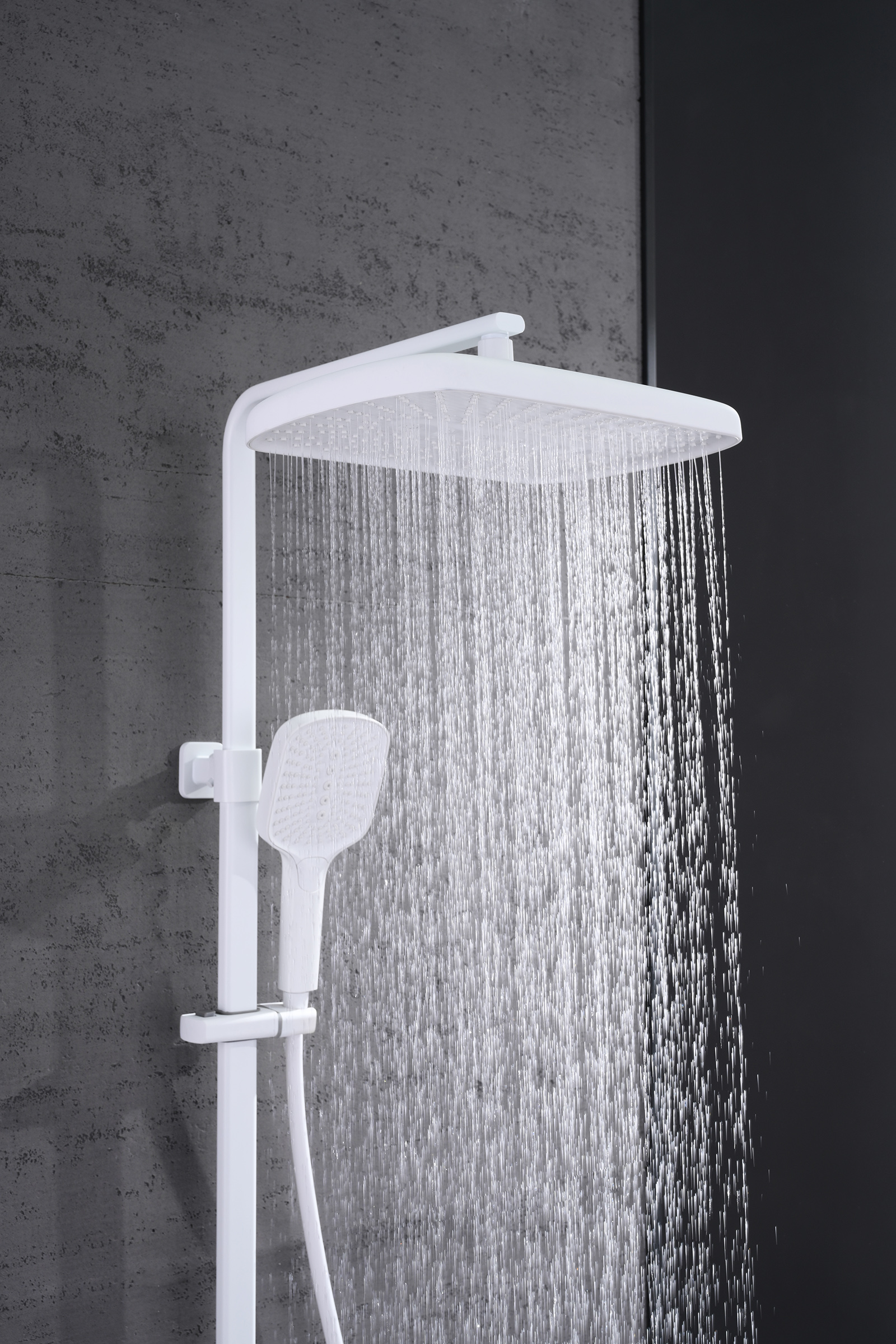 12163-F Душевая система (БЕЛЫЙ) GANZER (5/1шт)