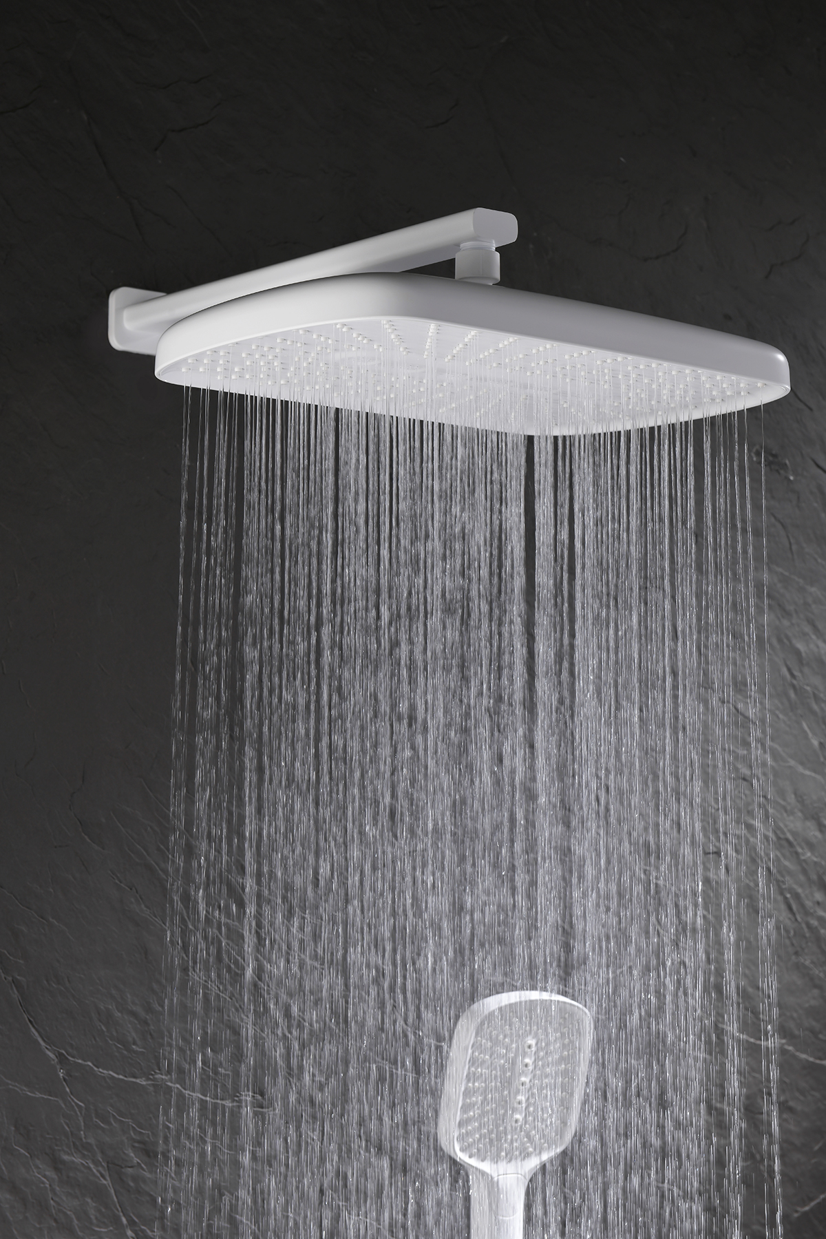 12165-F Смеситель встраиваемый для душа с 3-функ. (БЕЛЫЙ) GANZER (6/1шт)