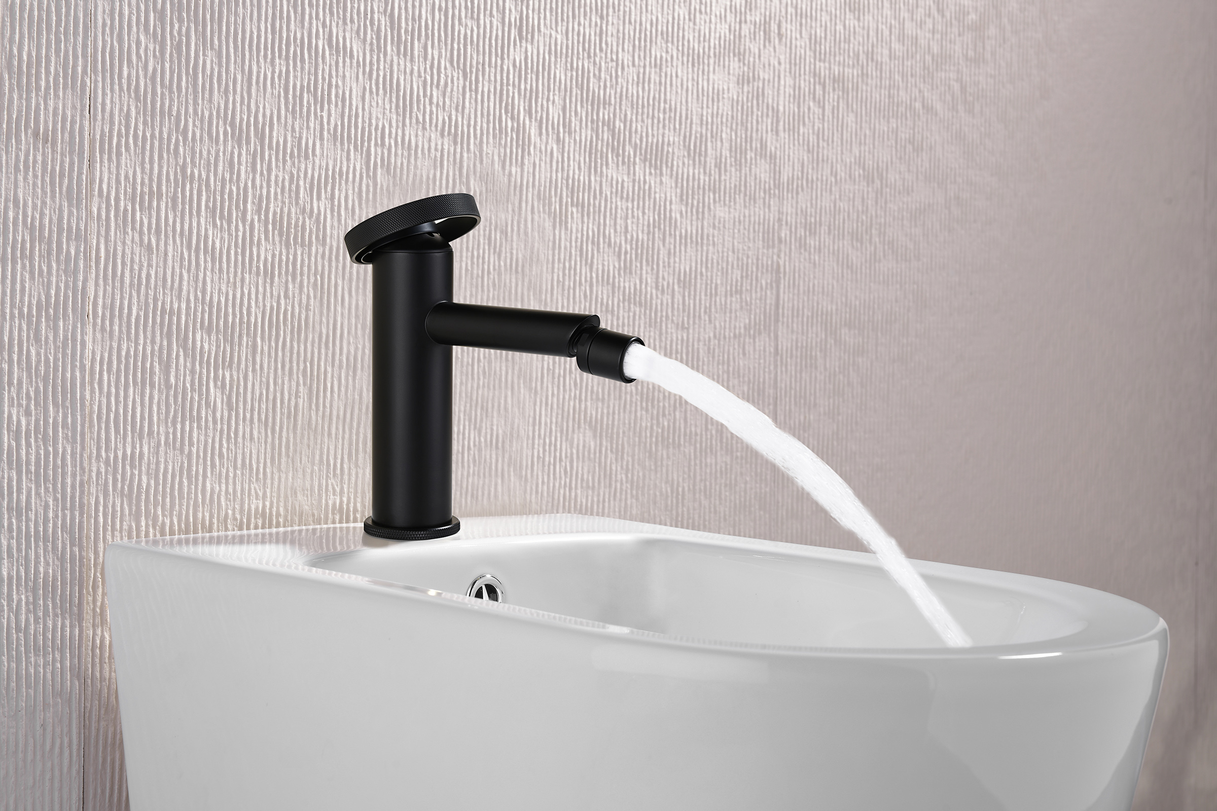 19151-C Смеситель на биде (ЧЕРНЫЙ) GANZER  (10/1шт)