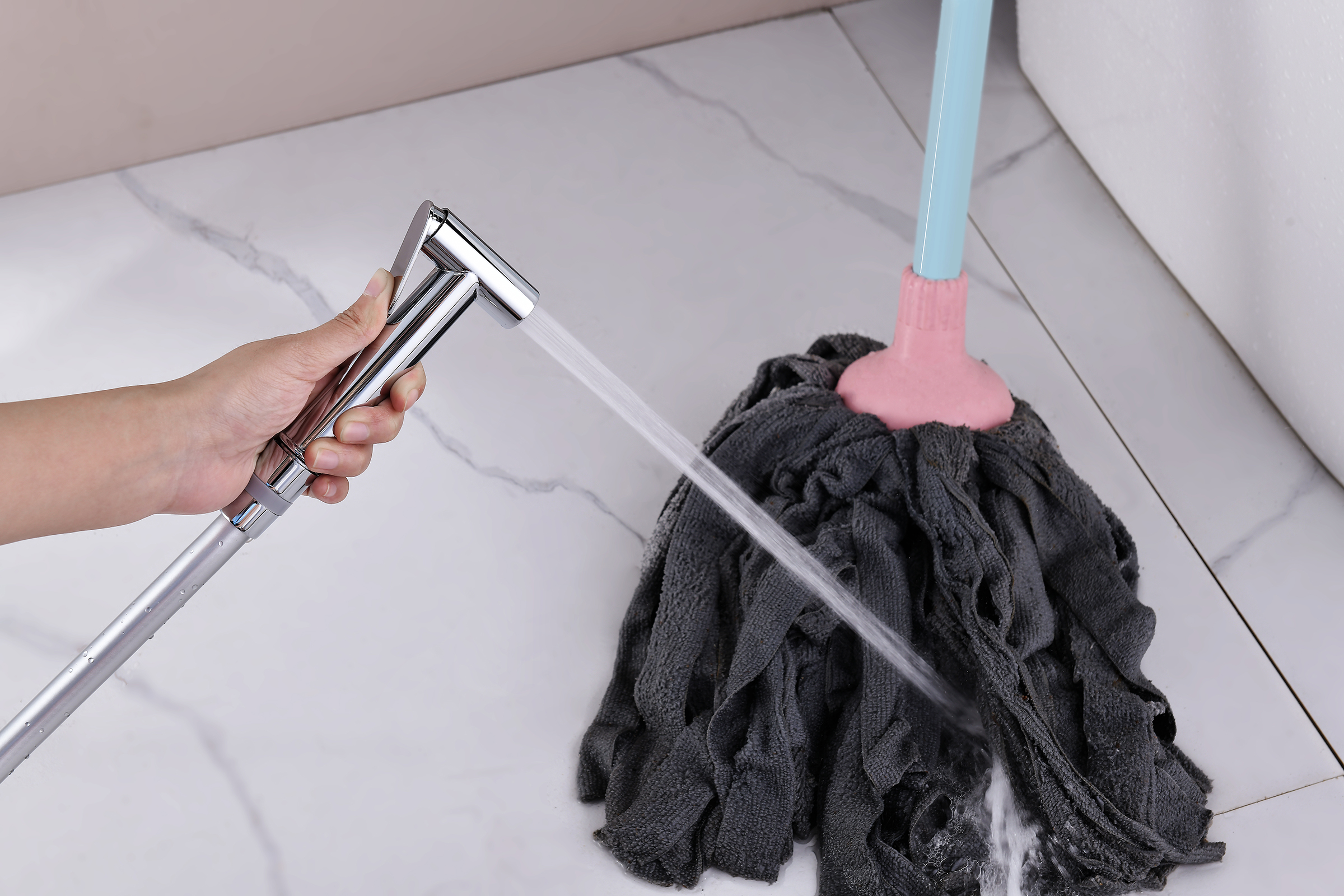 06157 Смеситель встраиваемый с ГИГ. душем (ХРОМ) GANZER (10/1шт)