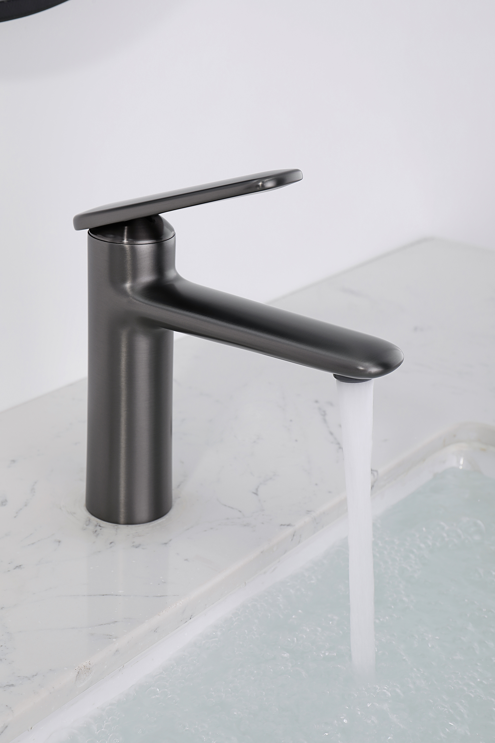 02111-Q Смеситель од. для раковины (ГРАФИТ) GANZER (10/1шт)