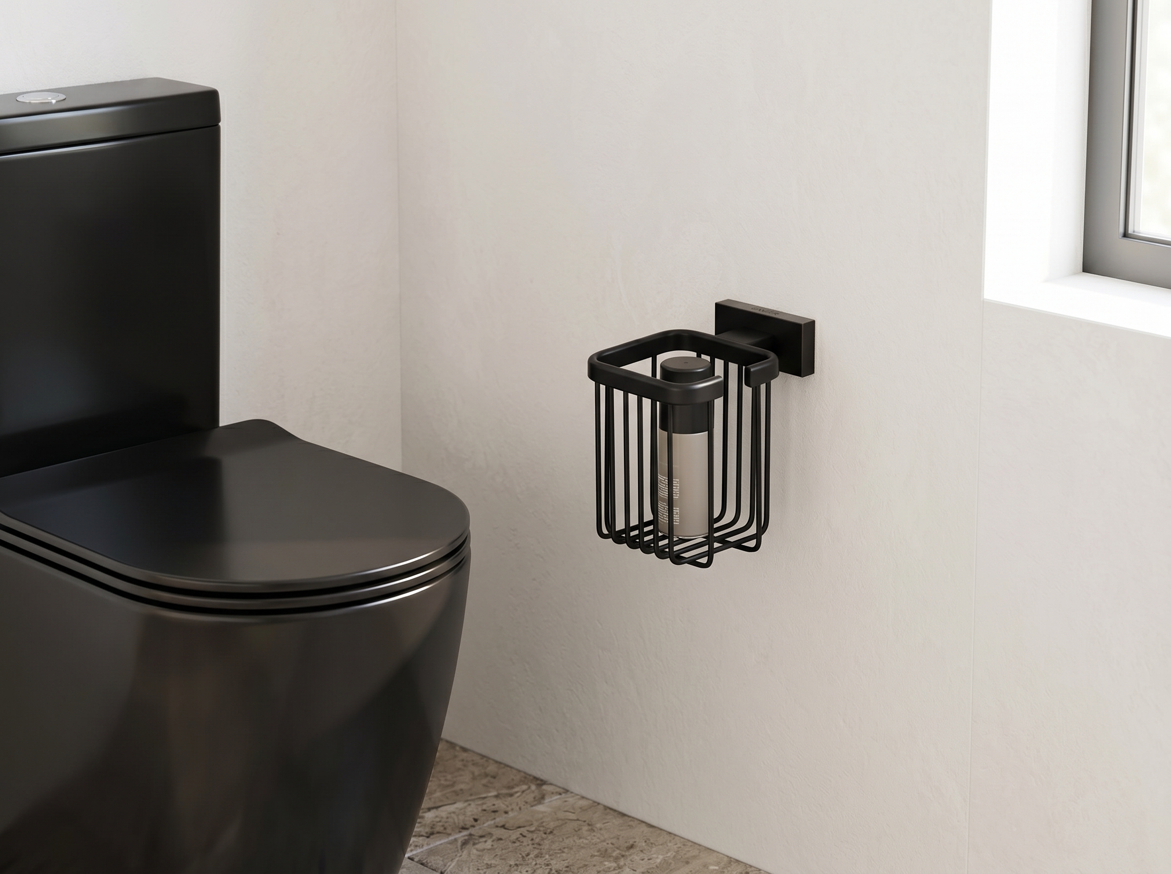 88038-C Держатель для освежителя (ЧЕРНЫЙ) GANZER (20/1шт)