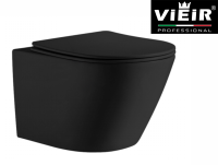 Унитаз подвесной, круглый (ЧЕРНЫЙ)  ViEiR  (1шт).