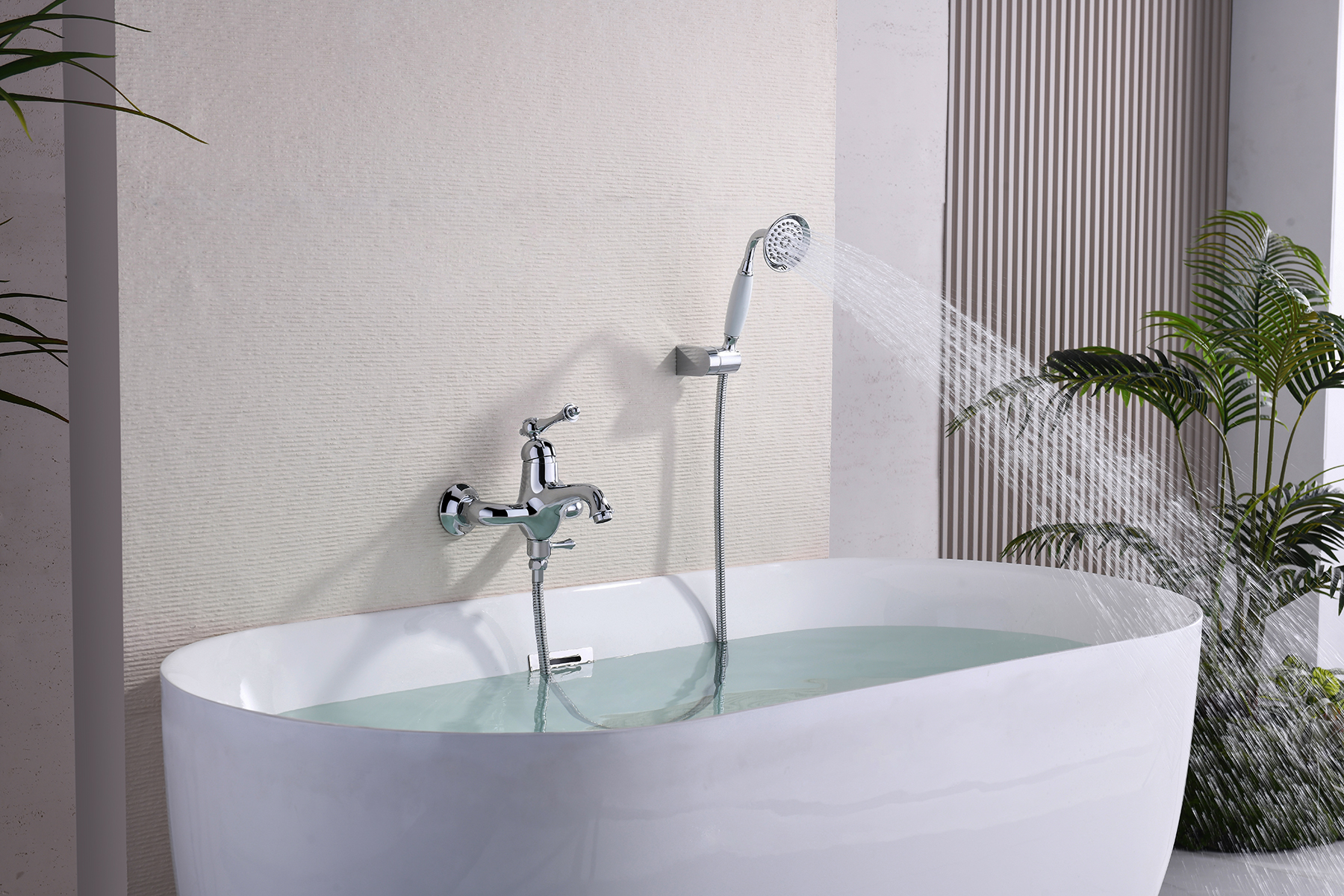 77031 Смеситель однорычажный для ванны GANZER  (8/1шт)