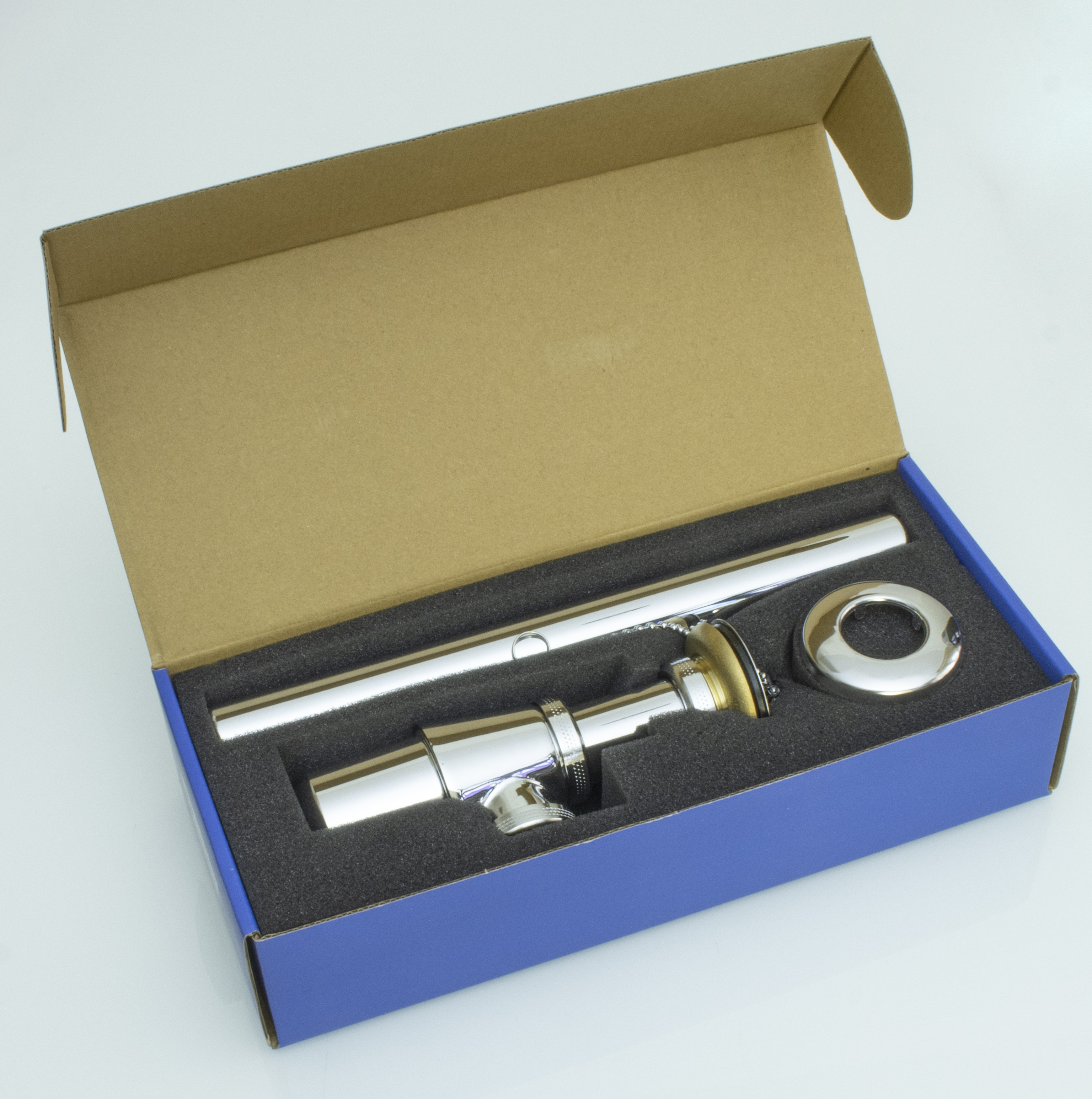 Сифон МЕТАЛЛ.  (бутылочный)  GANZER  (20/1шт)