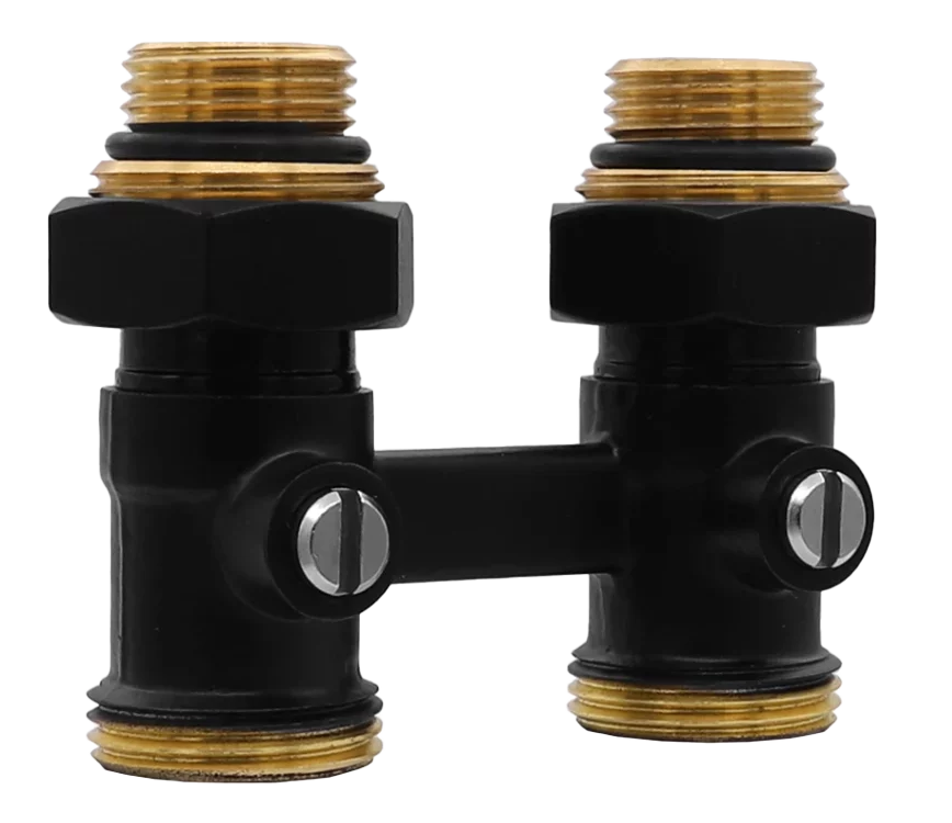 Узел нижнего подключ. рад. 3/4 прямой (ЧЕРНЫЙ) ViEiR (48/8/1шт)