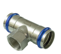 НЕРЖ Тройник  22*3/4 г.*22  "VER-PRO"  (28/4шт)