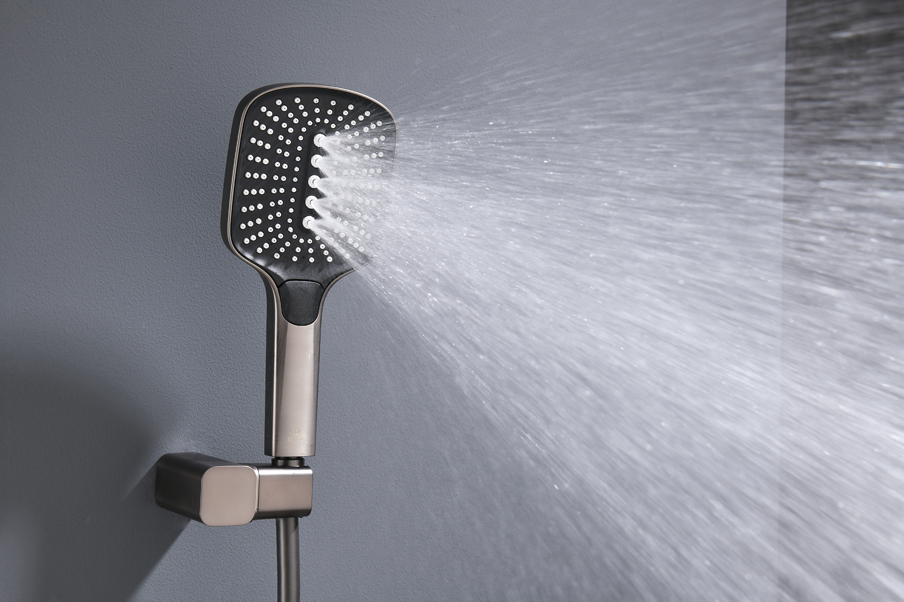 12165-Q Смеситель встраиваемый для душа с 3-функ. (ГРАФИТ) GANZER (6/1шт)