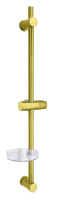 8002-S Стойка для душа Мат. Золото унив. (без шланга и лейки) HANSEN (20/1шт)