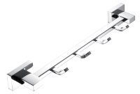 5015 Вешалка для полотенца с 4-я крючками (ХРОМ) ViEiR  (30/1шт)