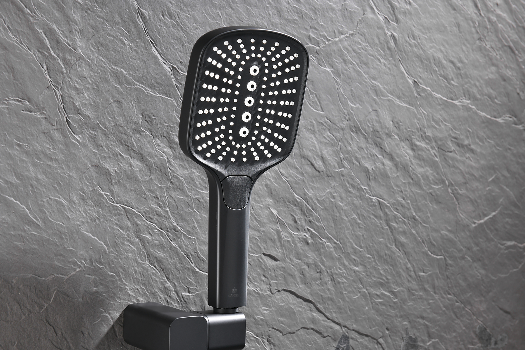 12165-C Смеситель встраиваемый для душа с 3-функ. (ЧЕРНЫЙ) GANZER (6/1шт)