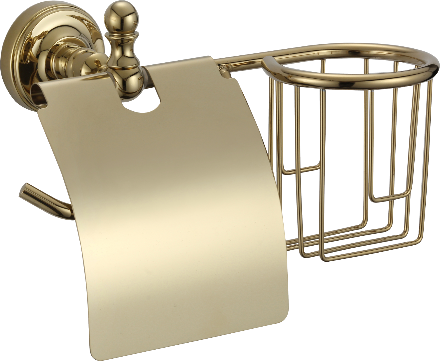 31031L-E Б/держатель+осв. левый (ЗОЛОТО) GANZER (20/1шт)