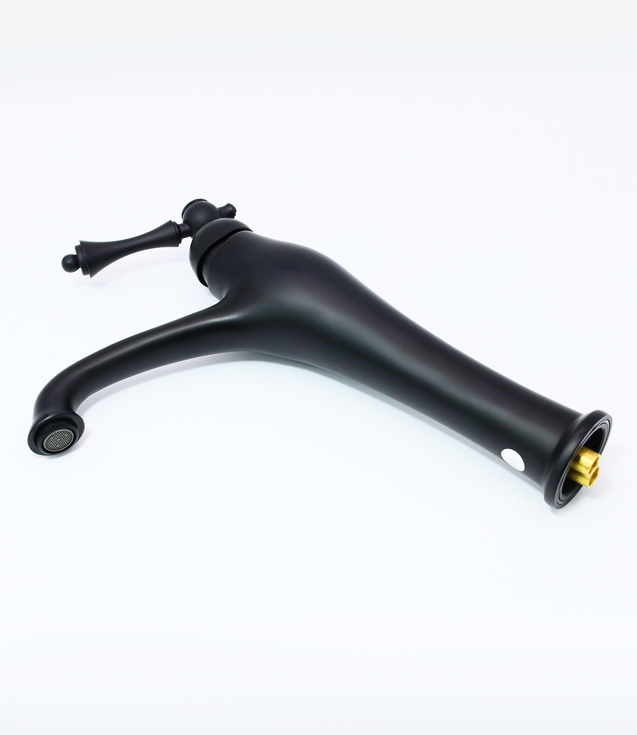 77013-C Смеситель од. для раковины-чаши (ЧЕРНЫЙ)  GANZER  (10/1шт) Л/К