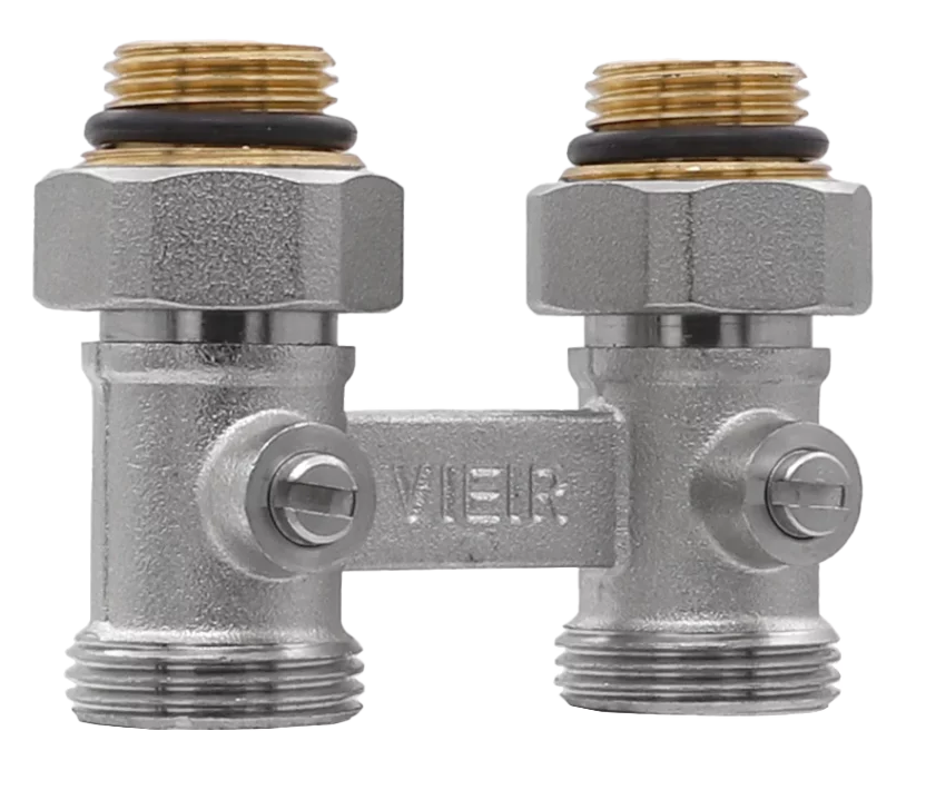 Узел нижнего подключ. рад. 3/4 ПРЯМОЙ ViEiR (48/8/1шт)