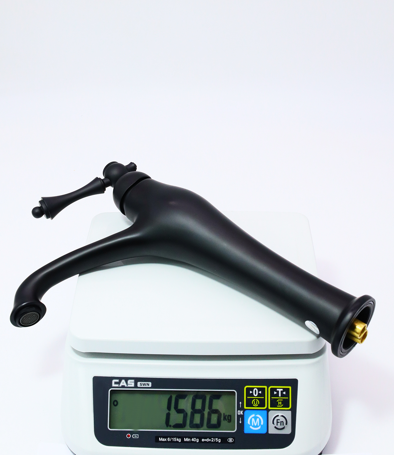 77013-C Смеситель од. для раковины-чаши (ЧЕРНЫЙ)  GANZER  (10/1шт) Л/К