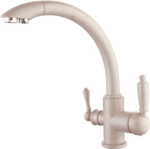 16031-M Смеситель (ПЕСОЧ) с фильтром  "GANZER"  Л/К