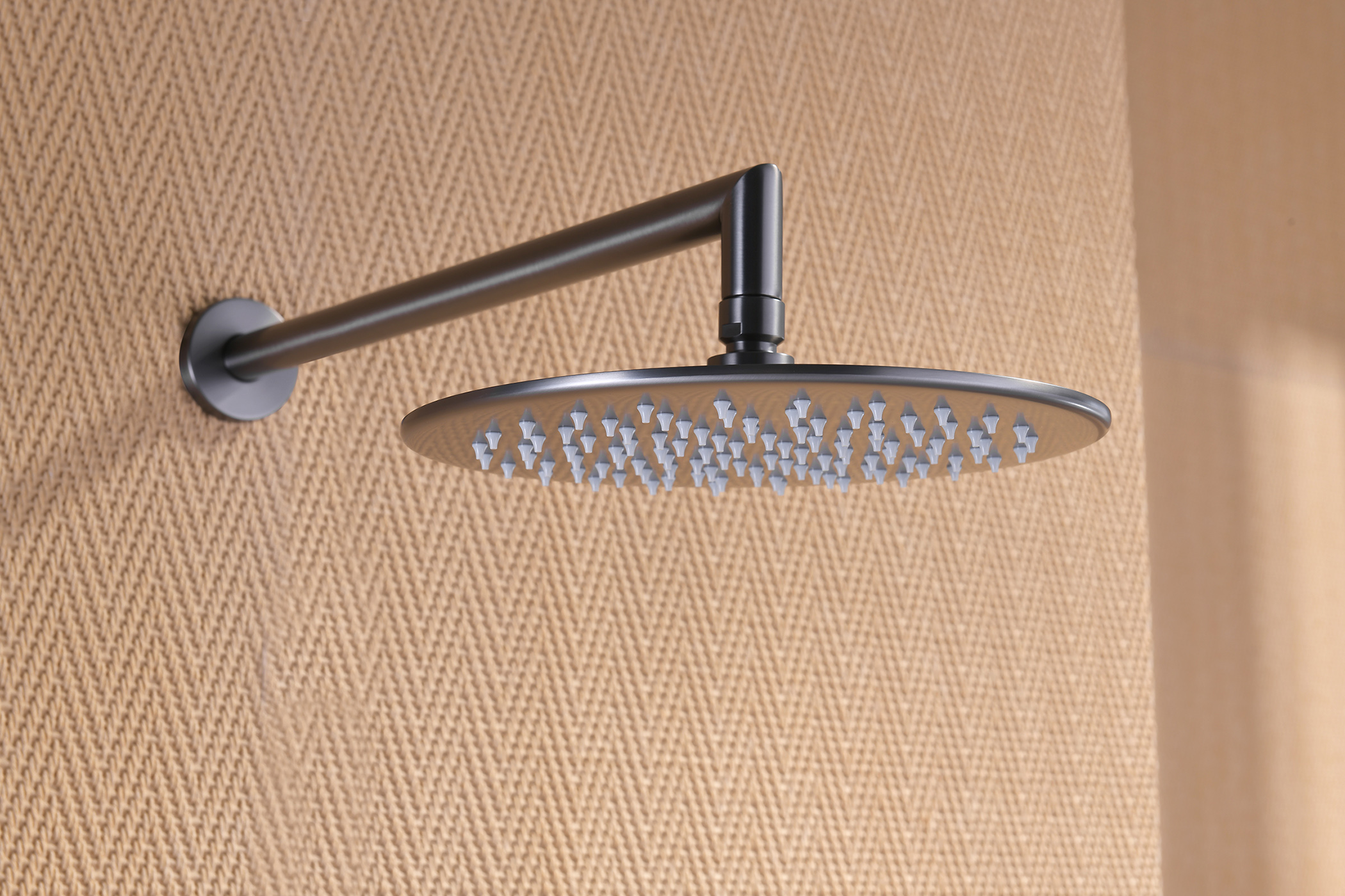 19164-Q Встроенный смес для душа с 2-функ. (ГРАФИТ) GANZER  (6/1шт)