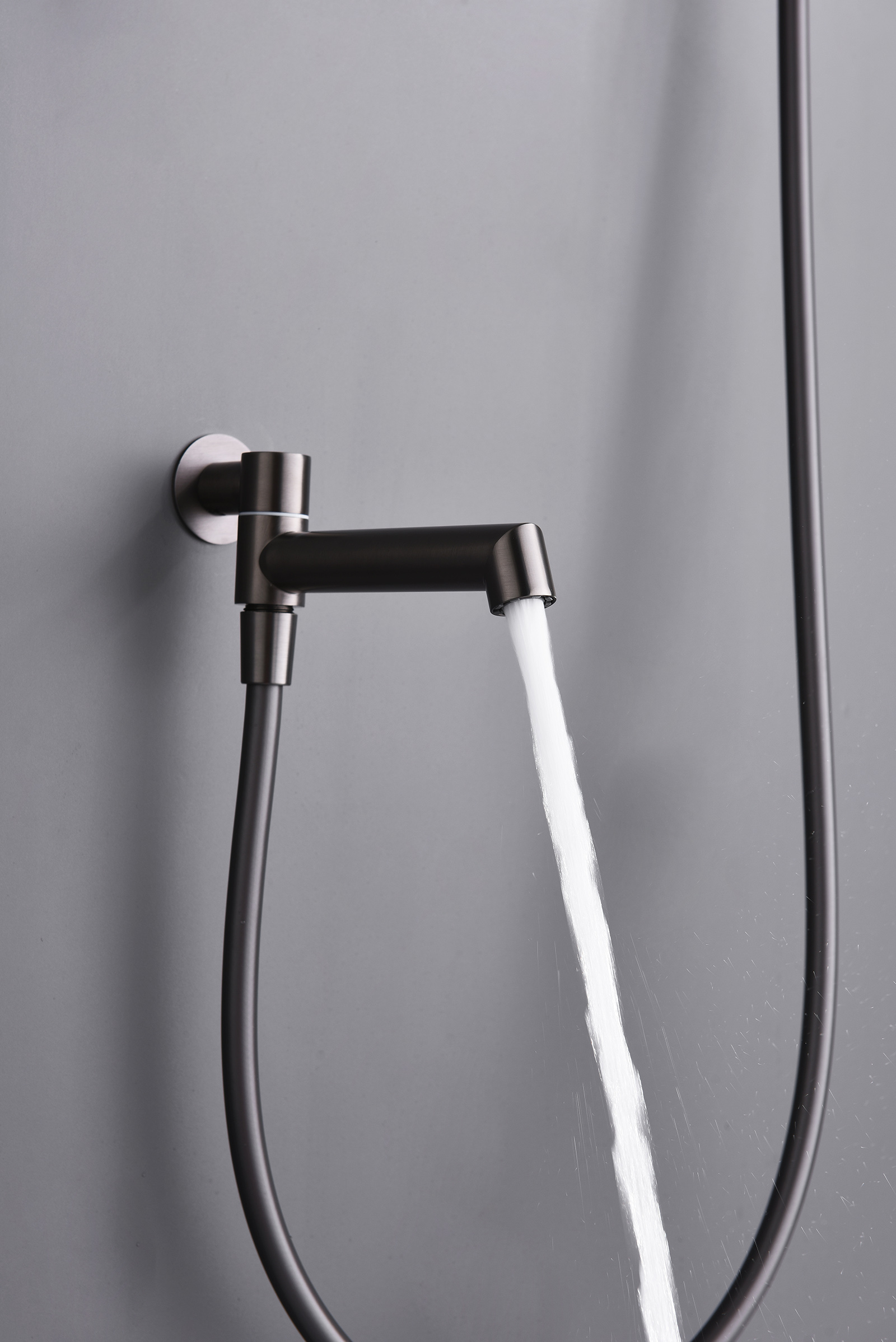 19165-Q Смеситель встраиваемый для душа с 3-функ. (ГРАФИТ) GANZER (6/1шт)