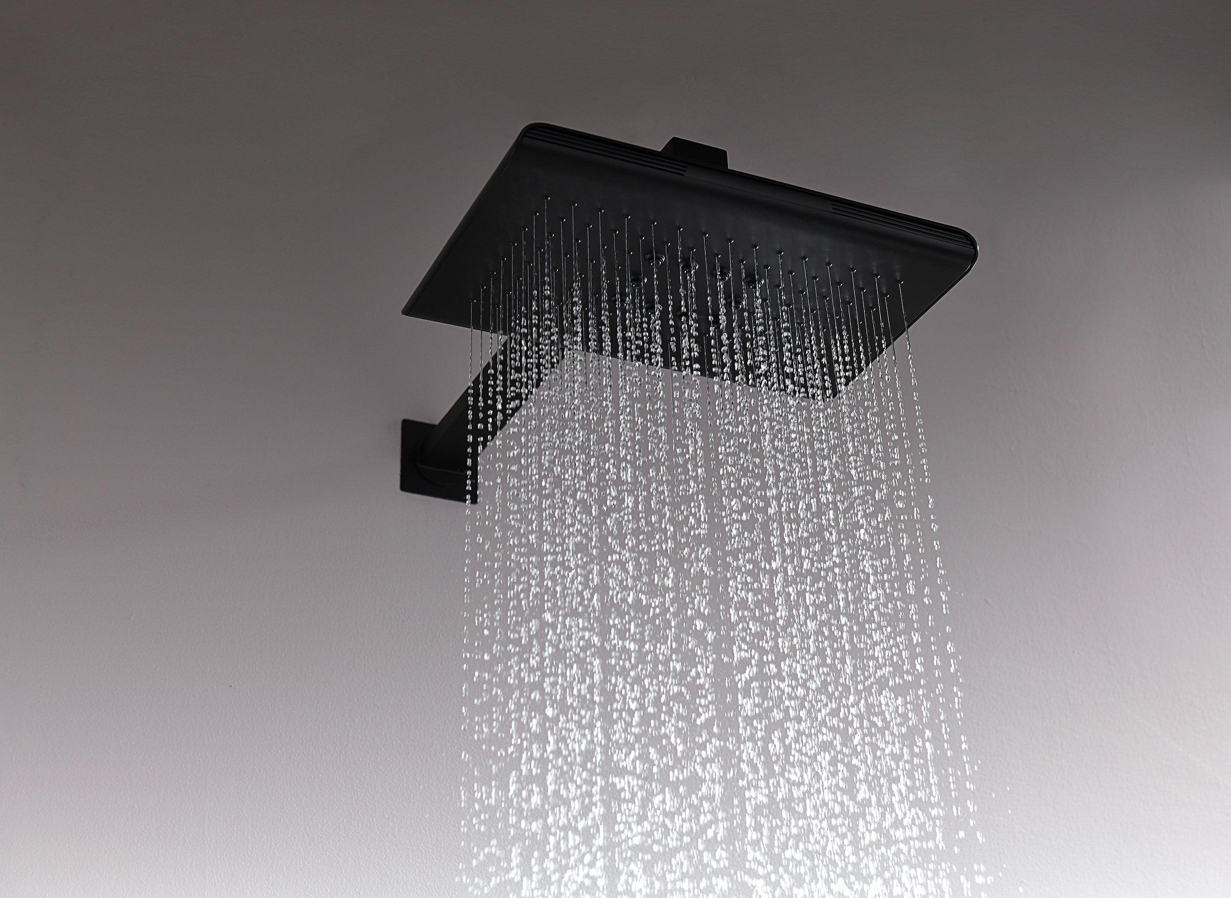 07165-C Смеситель встраиваемый для душа с 3-функ. (ЧЕРНЫЙ) GANZER (6/1шт)