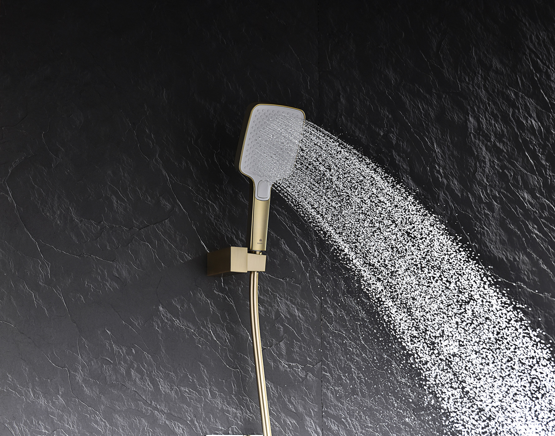 44165-S Смеситель встраиваемый для душа с 3-функ. (Мат. Золото) GANZER (6/1шт)